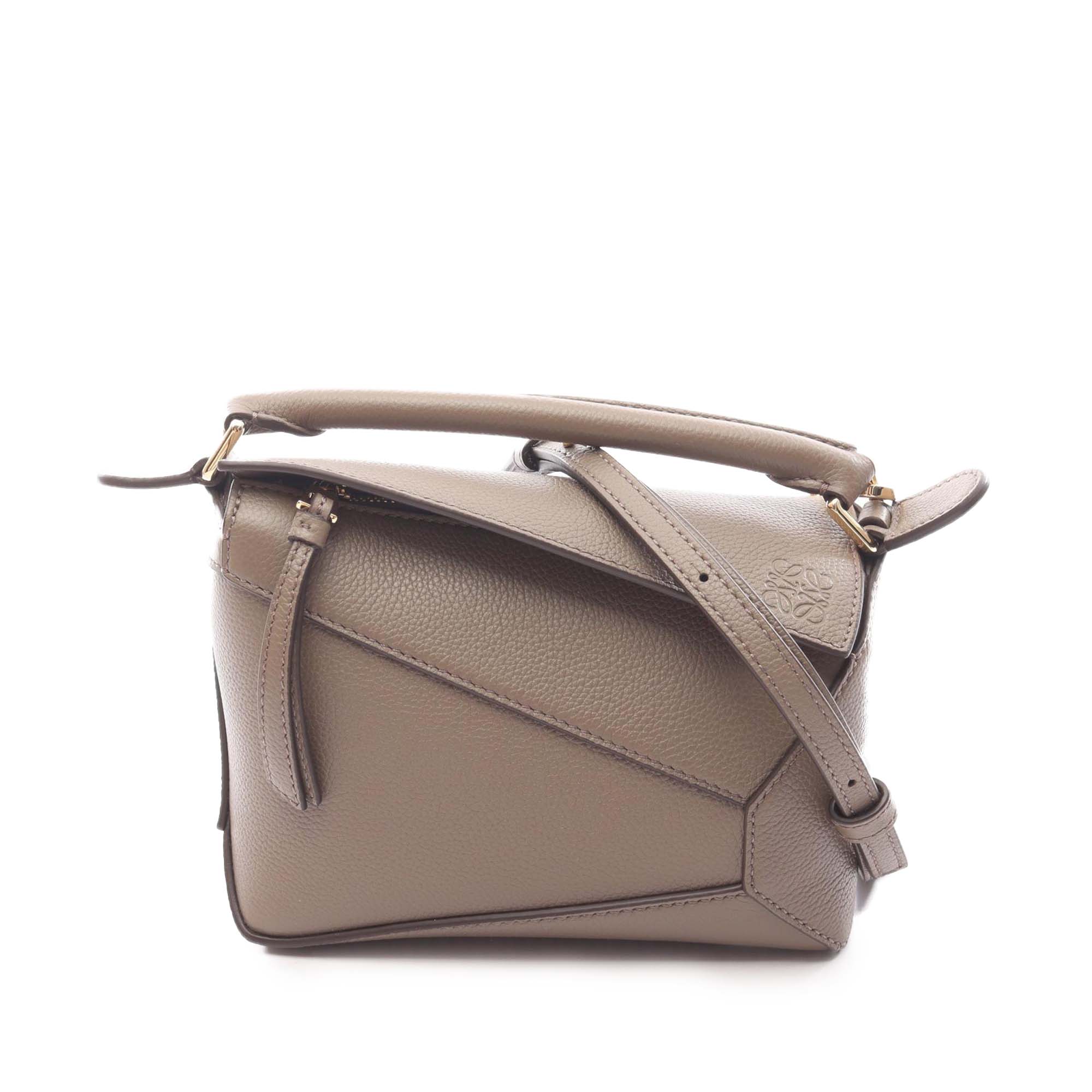 LOEWE Mini Calfskin Puzzle Edge Satchel - image 1