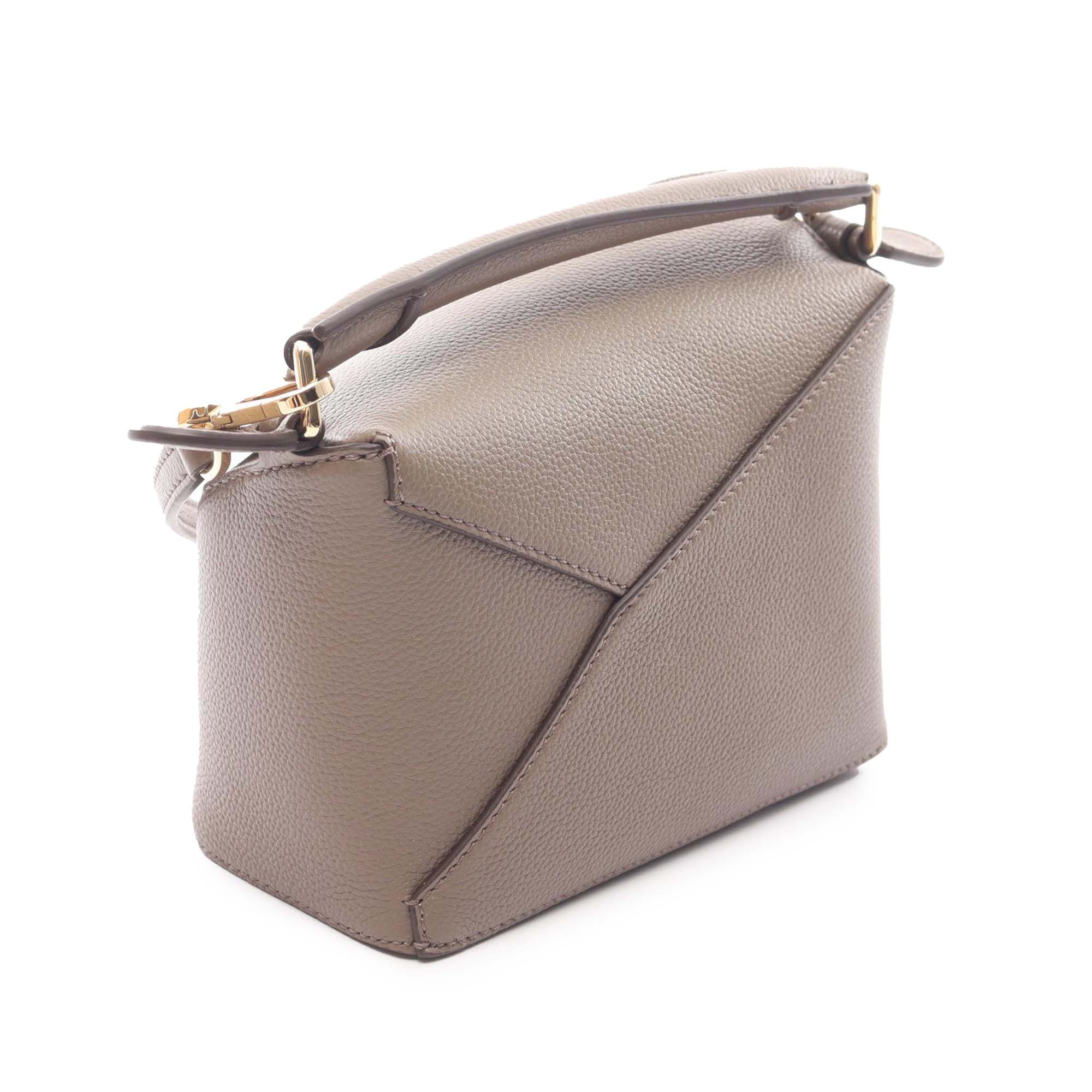LOEWE Mini Calfskin Puzzle Edge Satchel - image 2