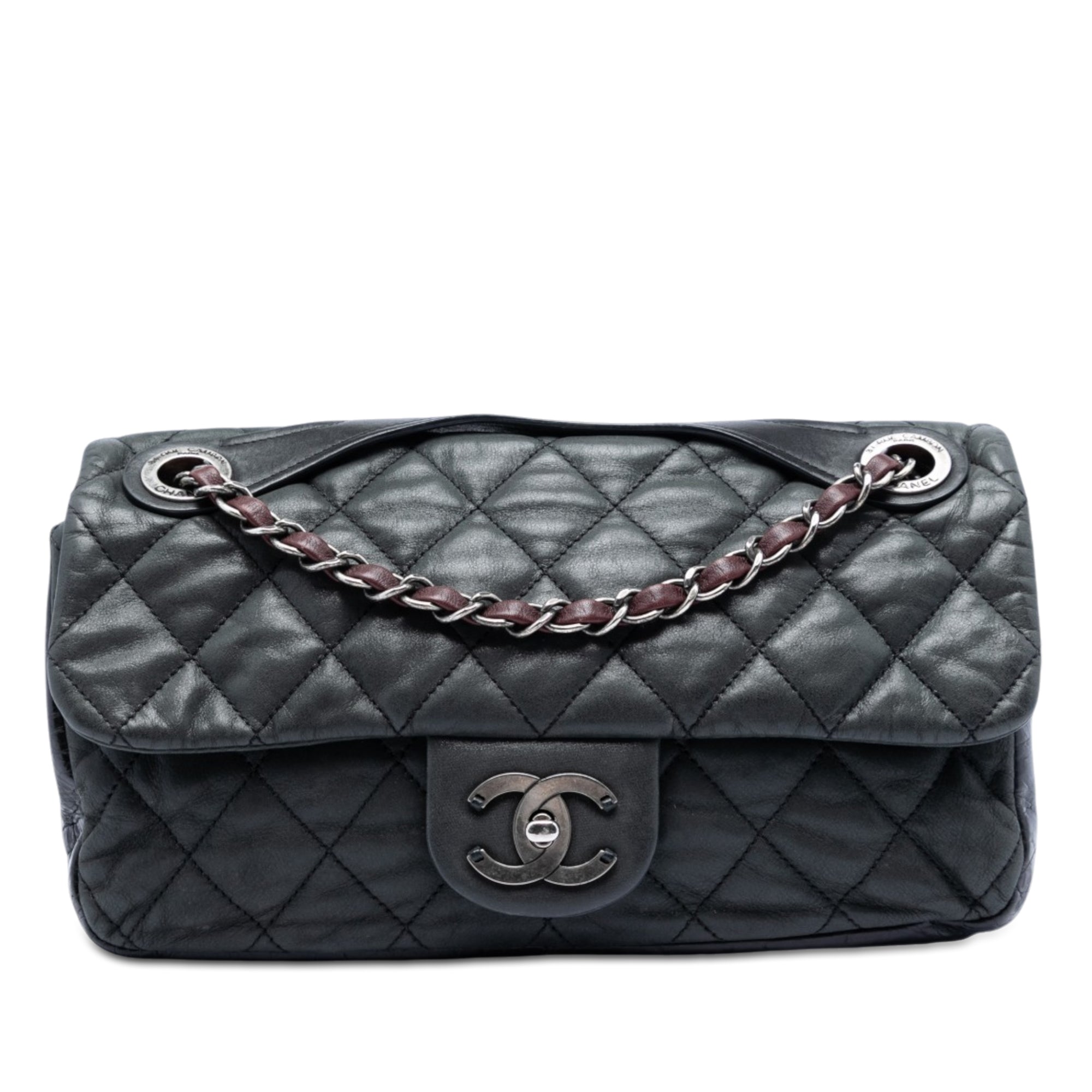 Chanel Medium Iridescent Calfskin In The Mix Flap - image 1