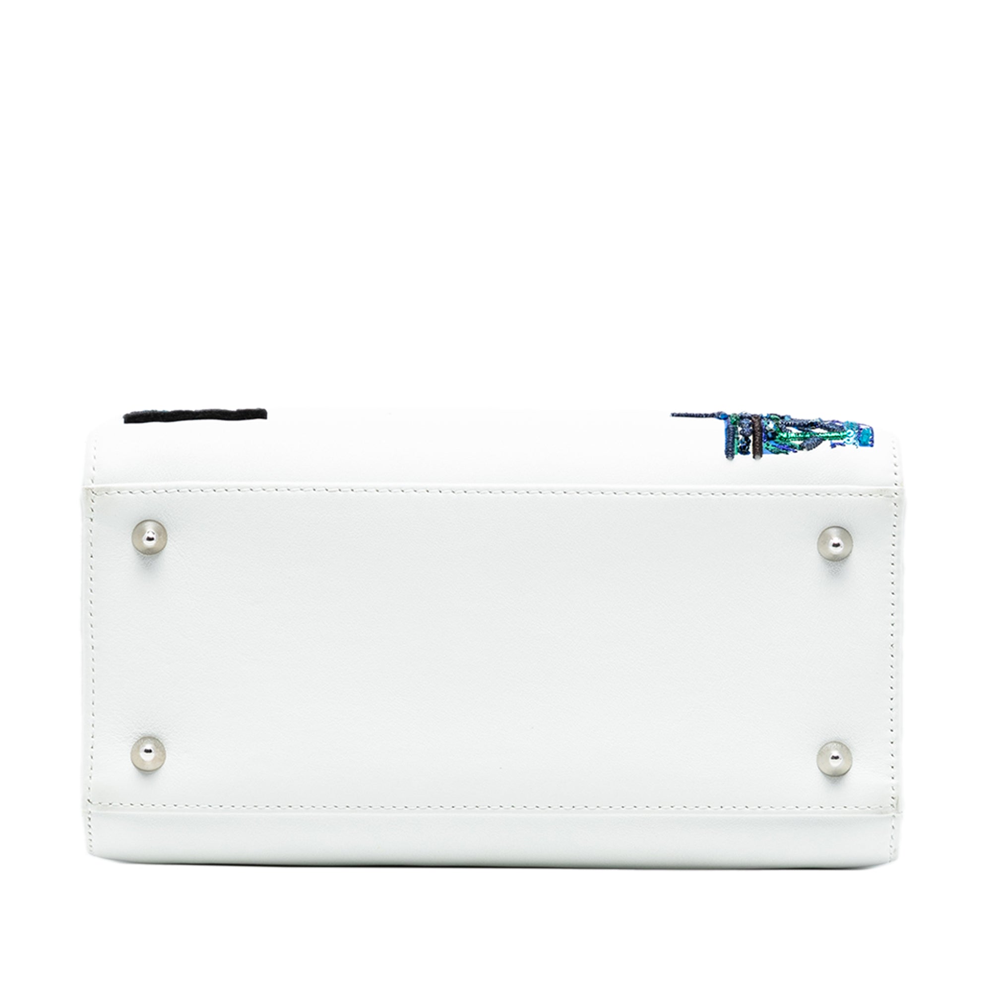 Dior Medium Embroidered Calfskin Heart and Floral Sequin Lady Dior - image 3