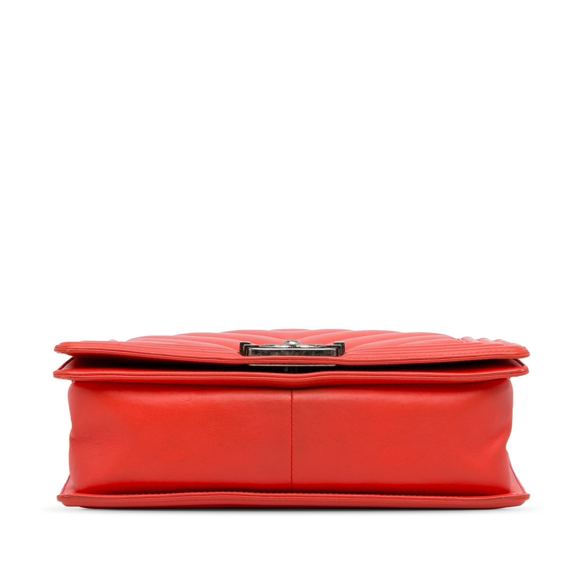 Chanel Old Medium Chevron Calfskin Boy Flap - image 5