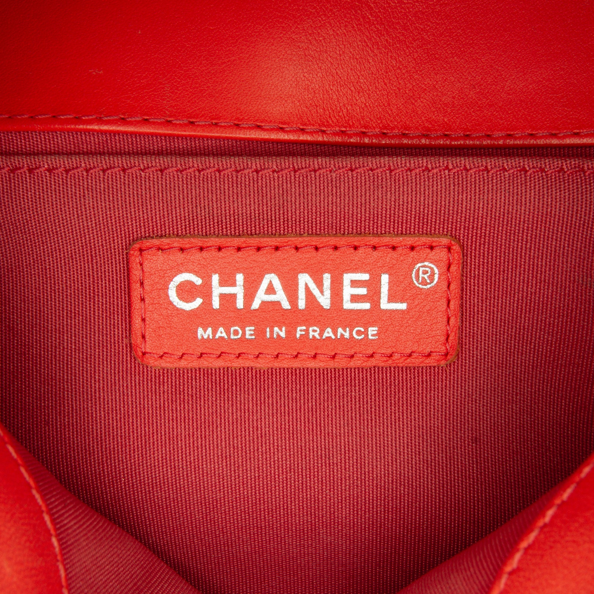 Chanel Old Medium Chevron Calfskin Boy Flap - image 7