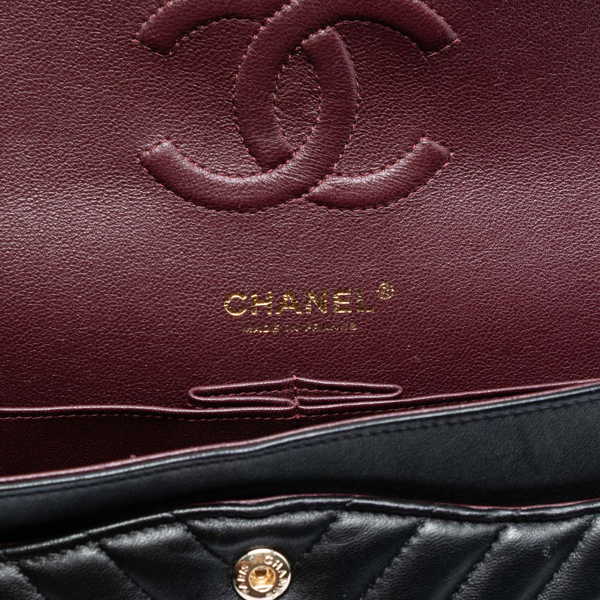Chanel Medium Classic Chevron Lambskin Double Flap - image 5