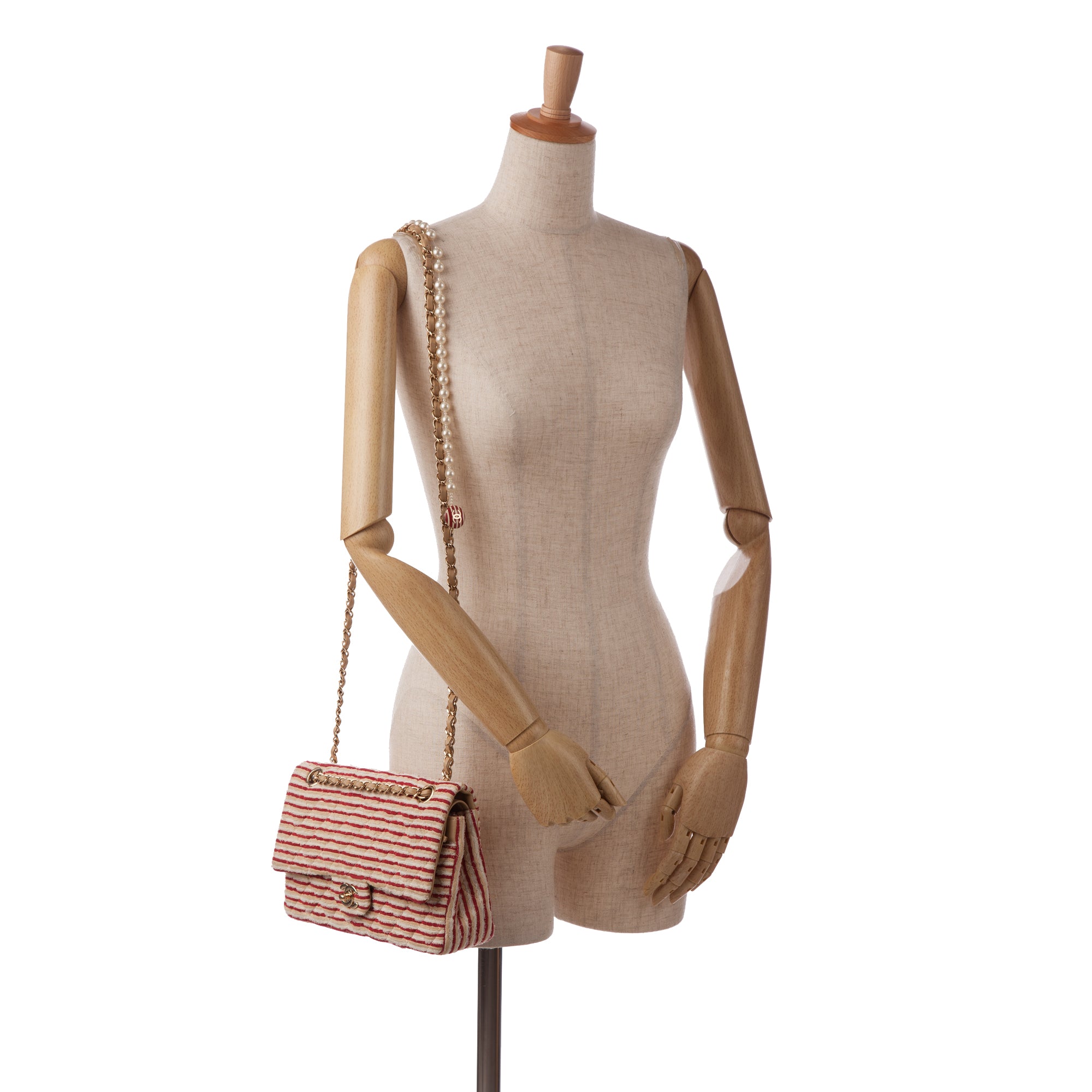 Chanel Medium Classic Jersey Coco Sailor Double Flap - image 11