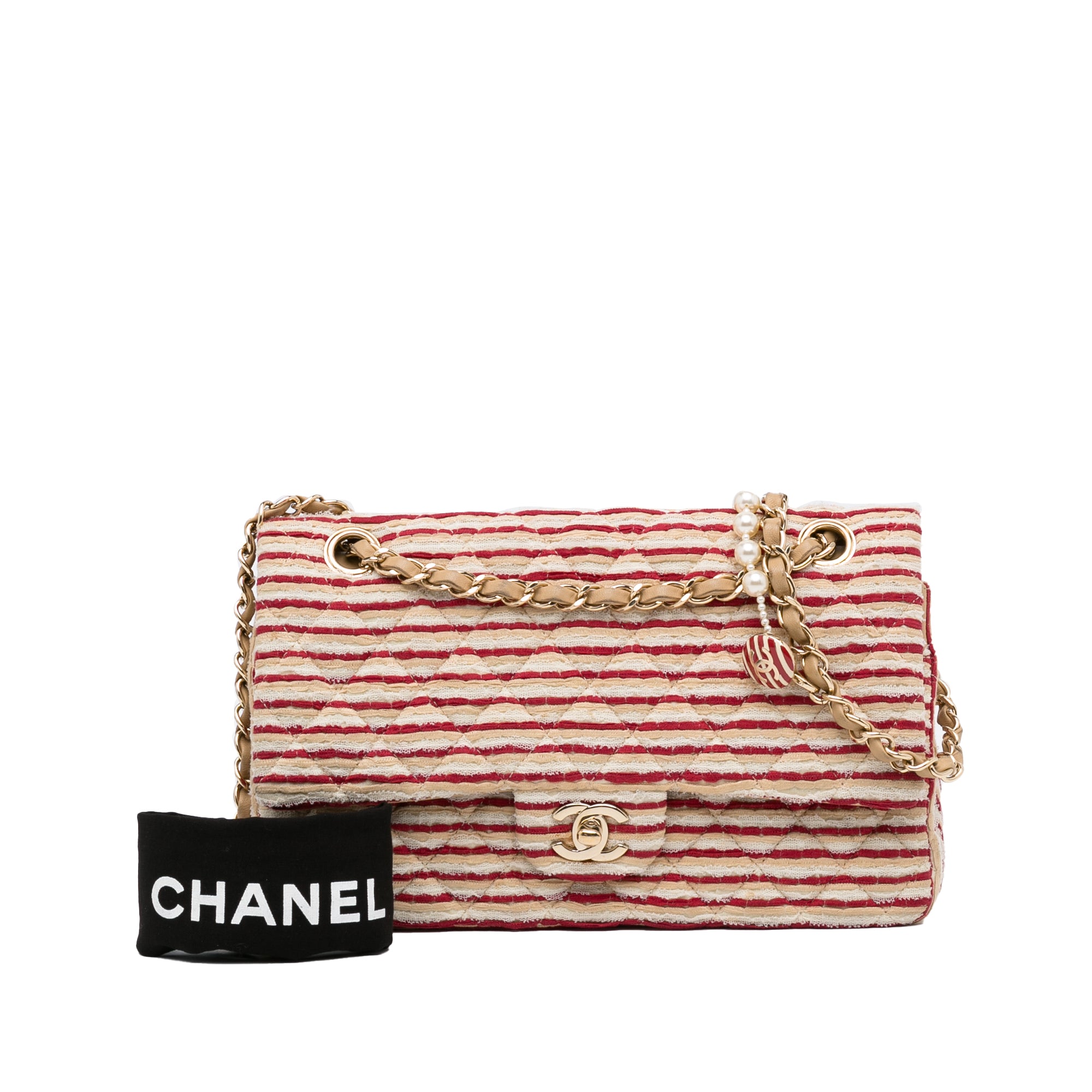 Chanel Medium Classic Jersey Coco Sailor Double Flap - image 12