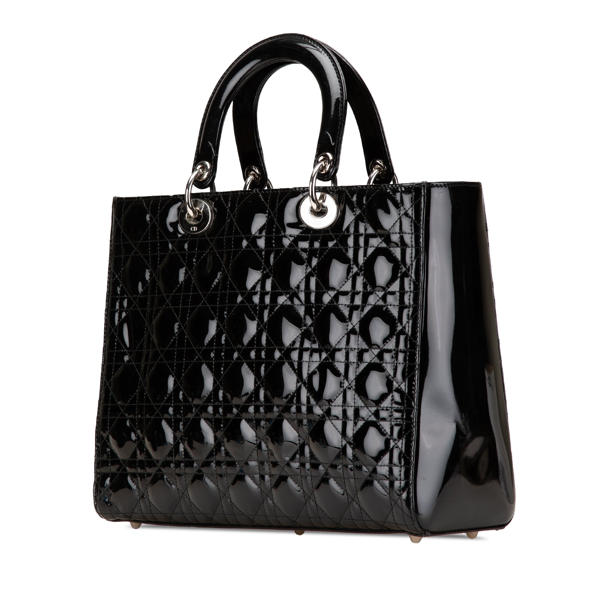 Dior Large Patent Cannage Lady Dior - image 2