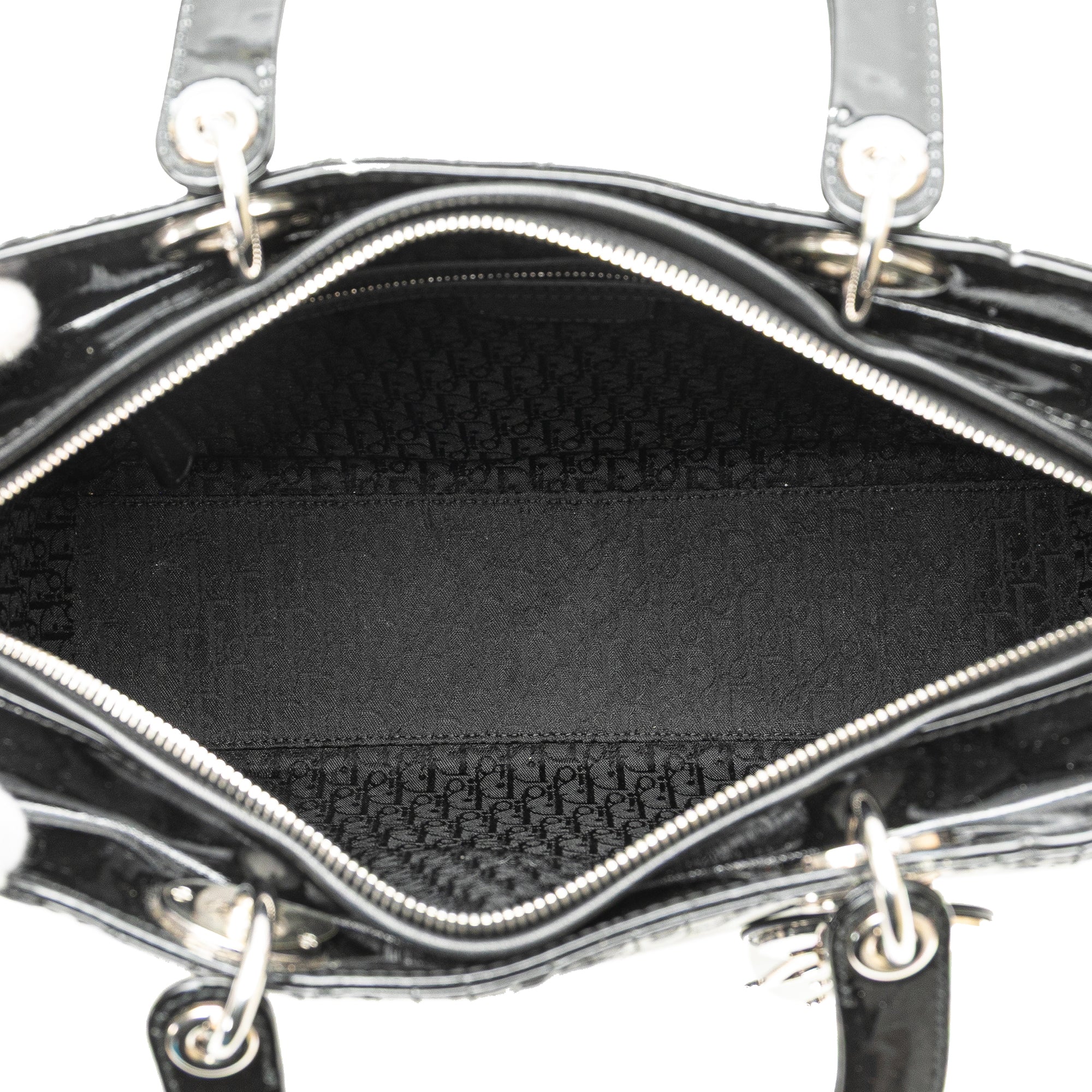 Dior Large Patent Cannage Lady Dior - image 4