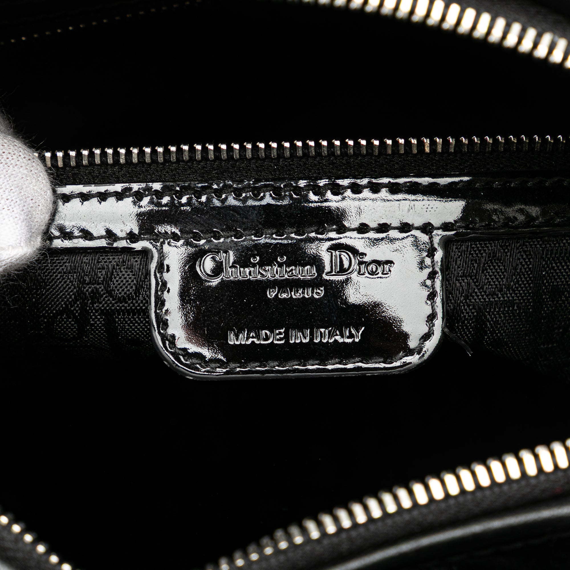 Dior Large Patent Cannage Lady Dior - image 5