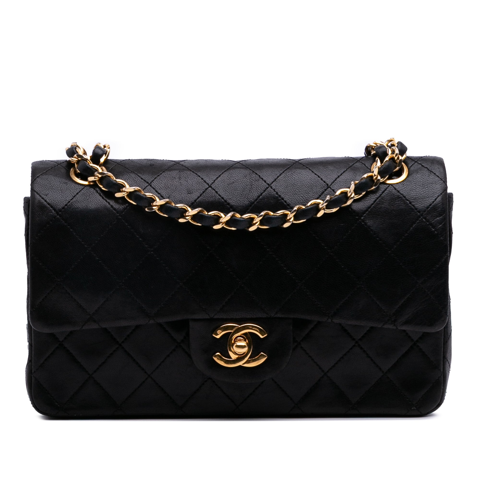 Chanel Small Classic Lambskin Double Flap - image 1
