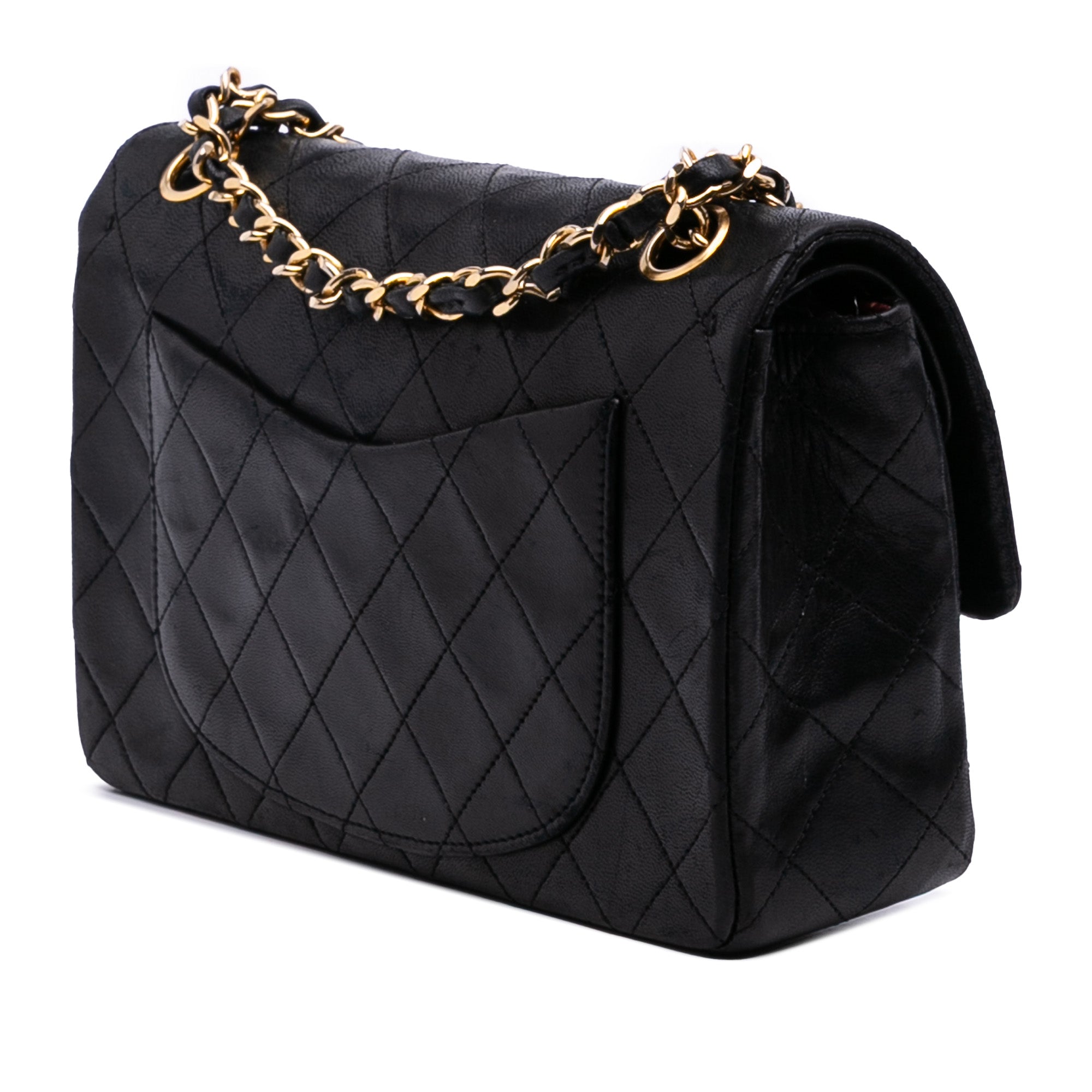 Chanel Small Classic Lambskin Double Flap - image 2