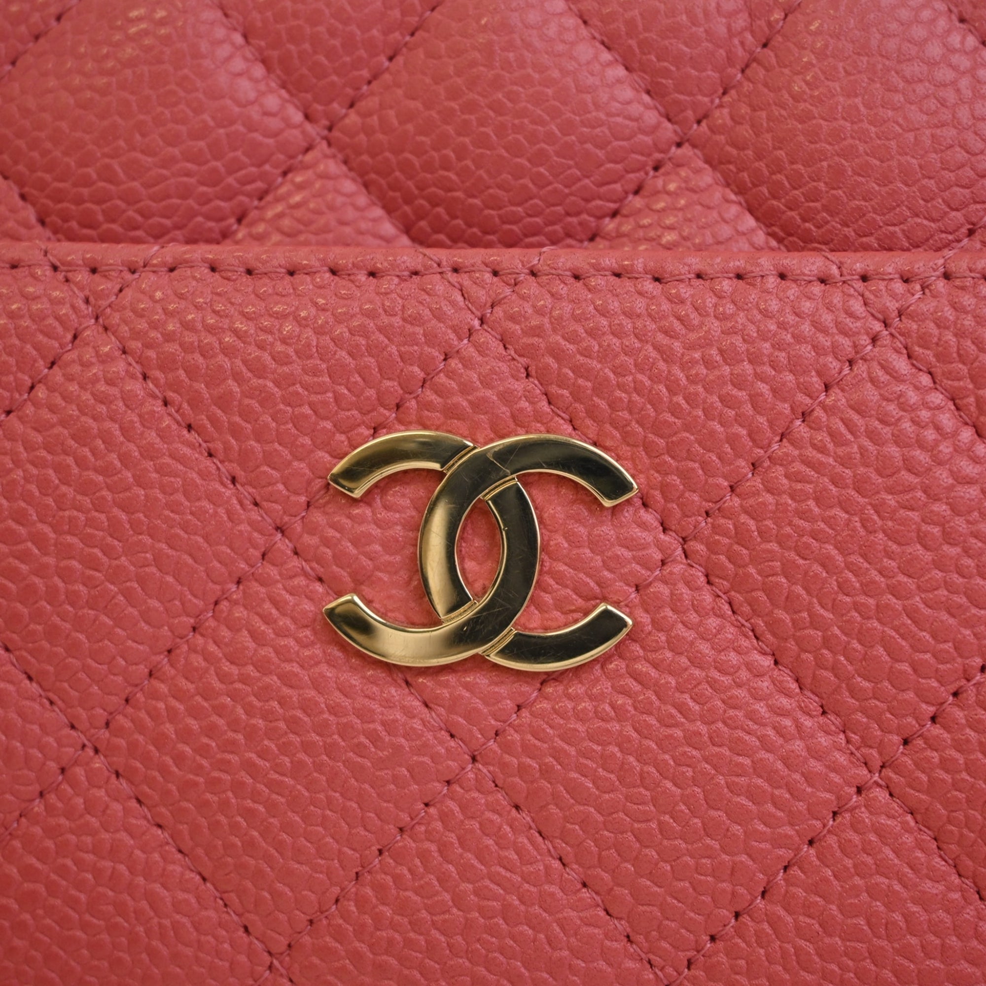 Chanel Small CC Quilted Caviar Camera Bag - image 5