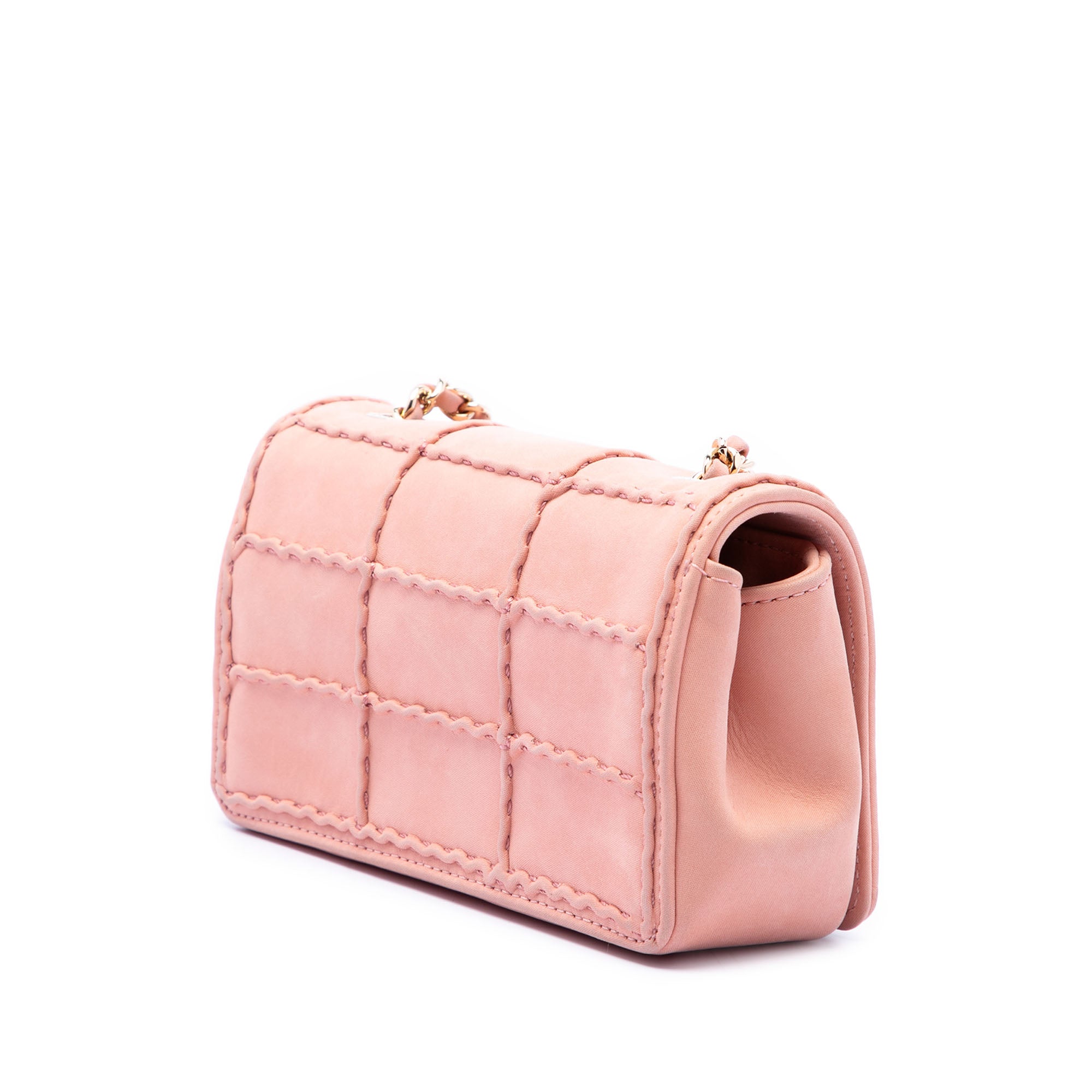 Chanel Mini Stitched Chocolate Bar Iridescent Lambskin Reissue 2.55 Flap - image 2