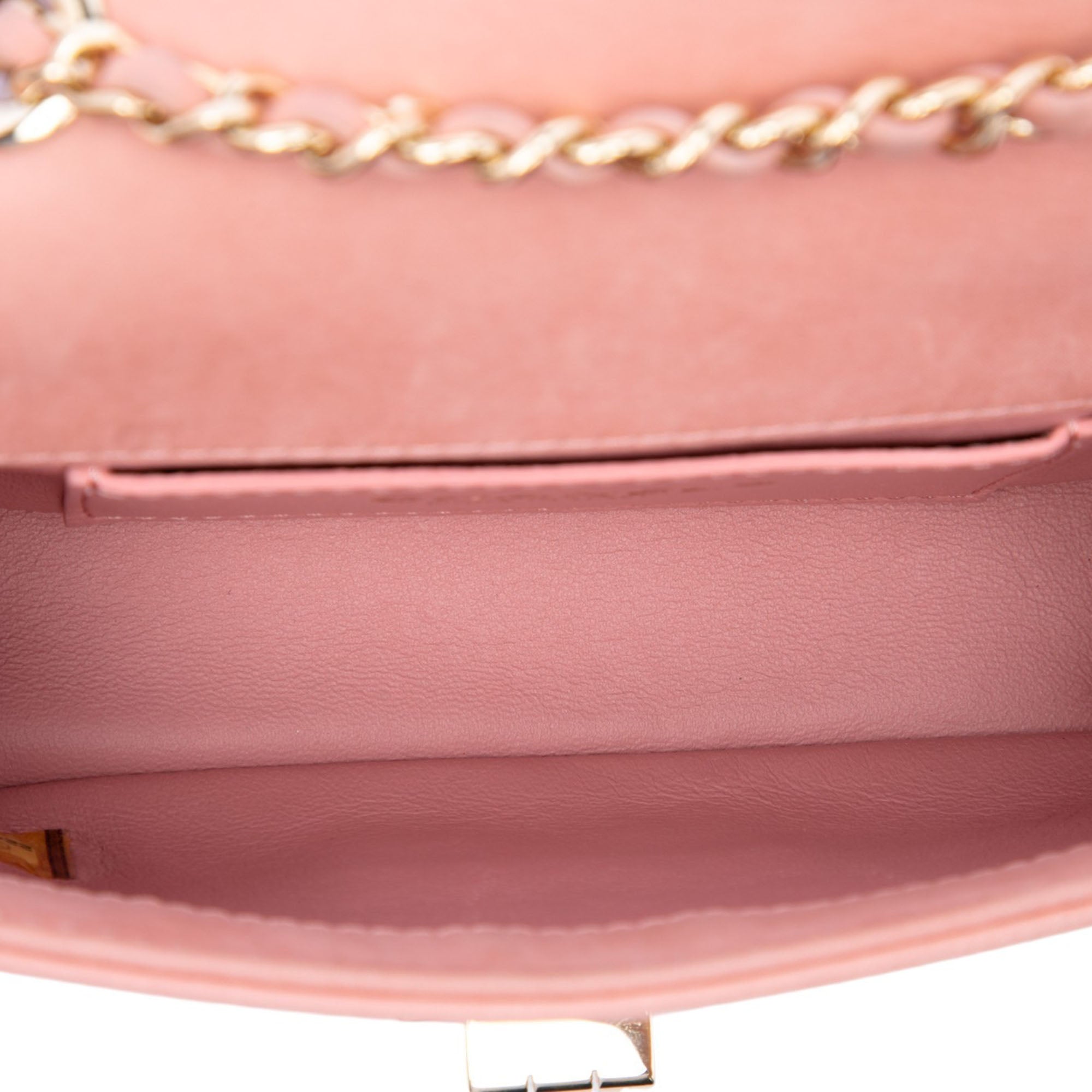 Chanel Mini Stitched Chocolate Bar Iridescent Lambskin Reissue 2.55 Flap - image 4