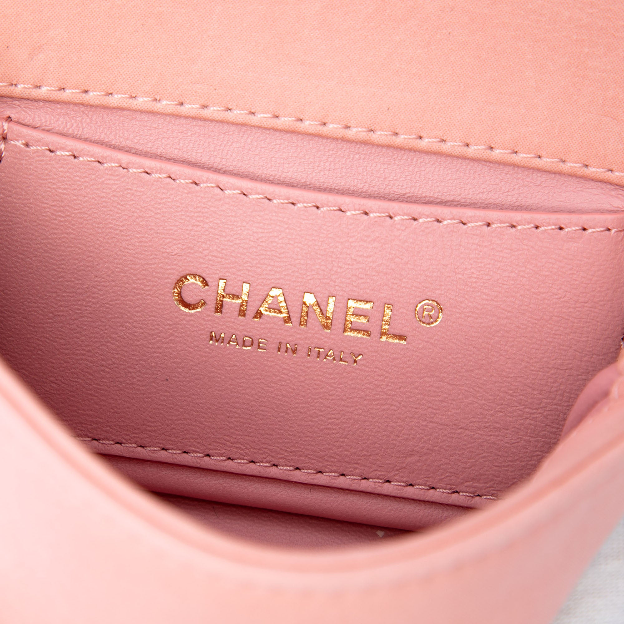 Chanel Mini Stitched Chocolate Bar Iridescent Lambskin Reissue 2.55 Flap - image 5