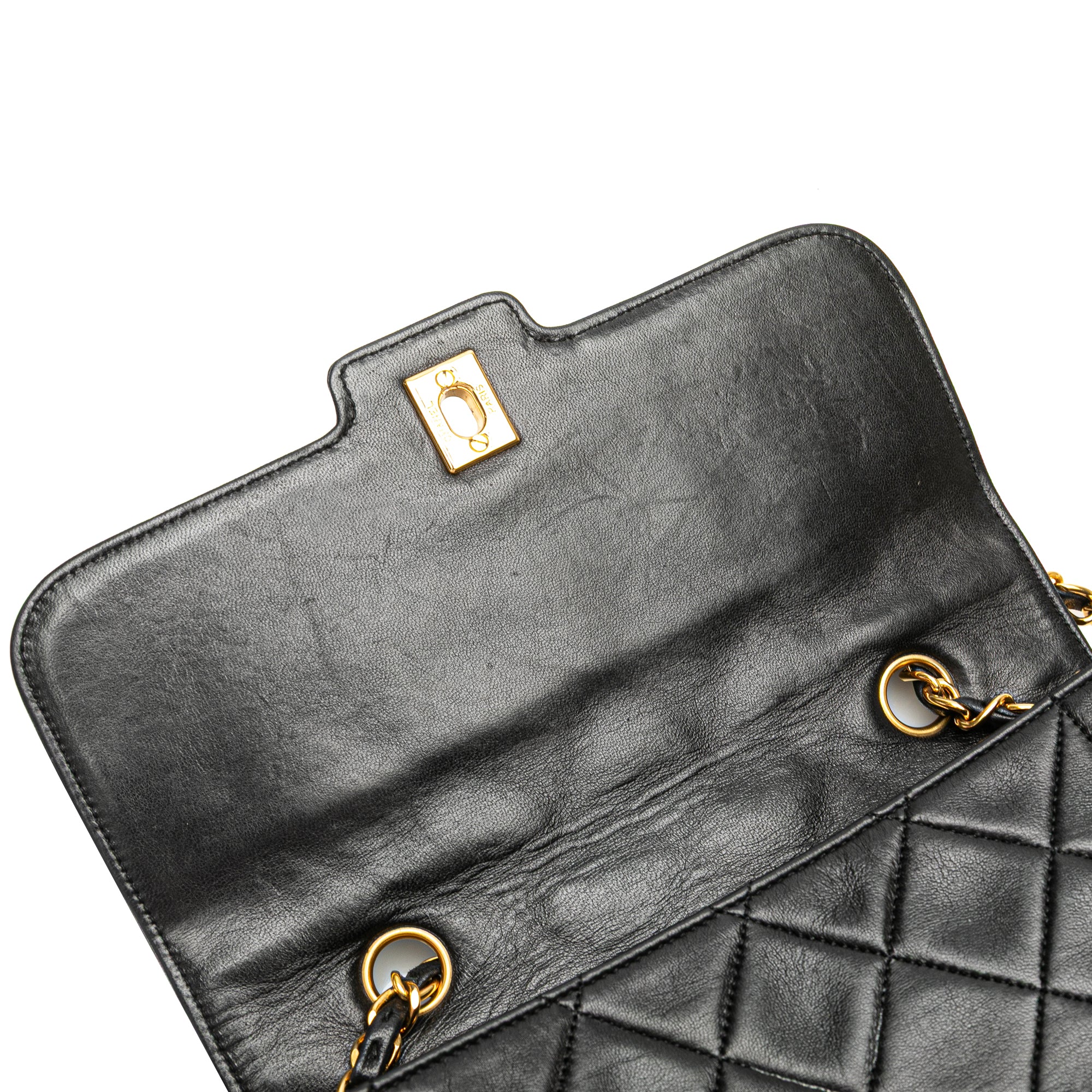 Chanel Small Quilted Lambskin Diana Single Flap - image 8