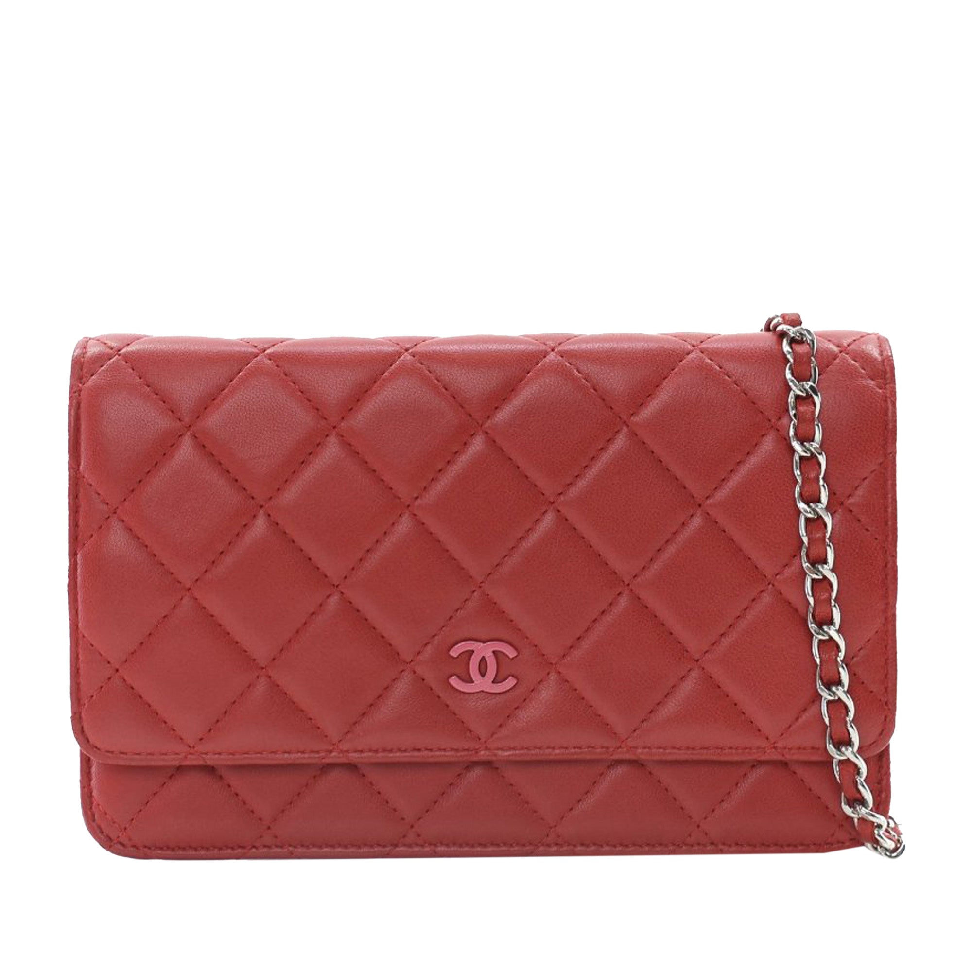 Chanel Classic Lambskin Wallet on Chain - image 1