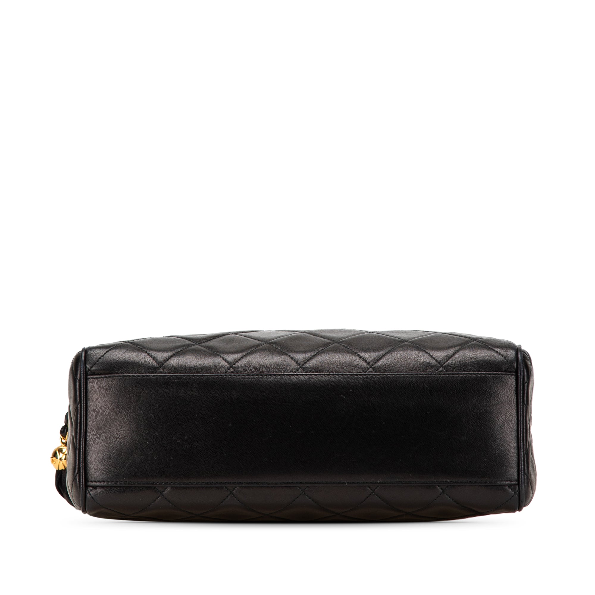 Chanel CC Quilted Lambskin Tassel Crossbody - image 3