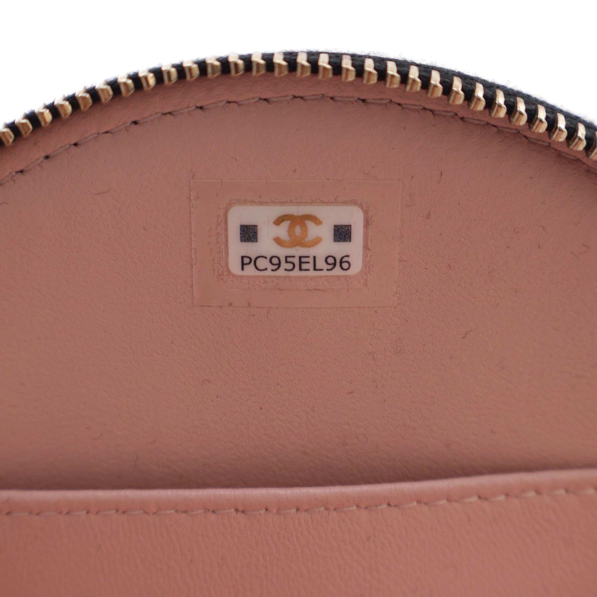 Chanel Quilted Glazed Lambskin Handle With Care Round Vanity Case with Chain - image 6