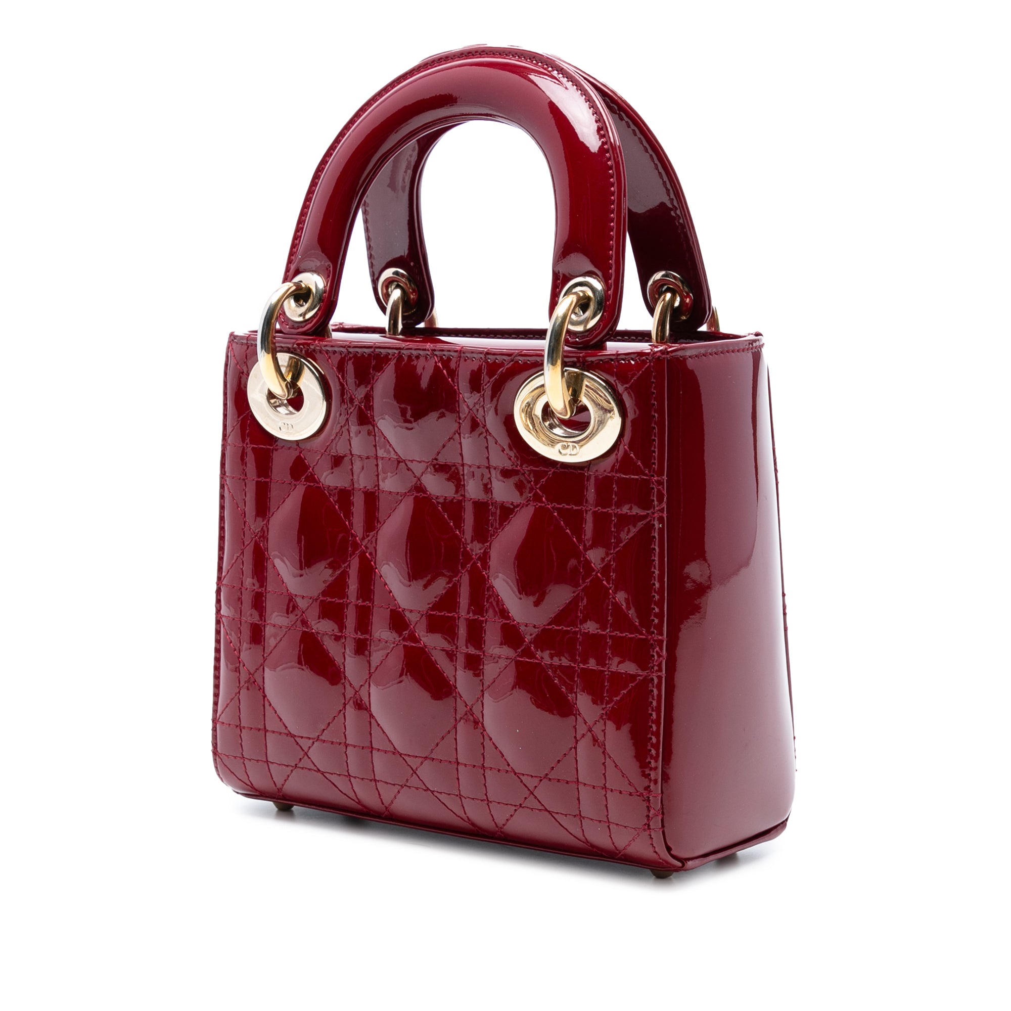 Dior Mini Patent Cannage Lady Dior - image 2