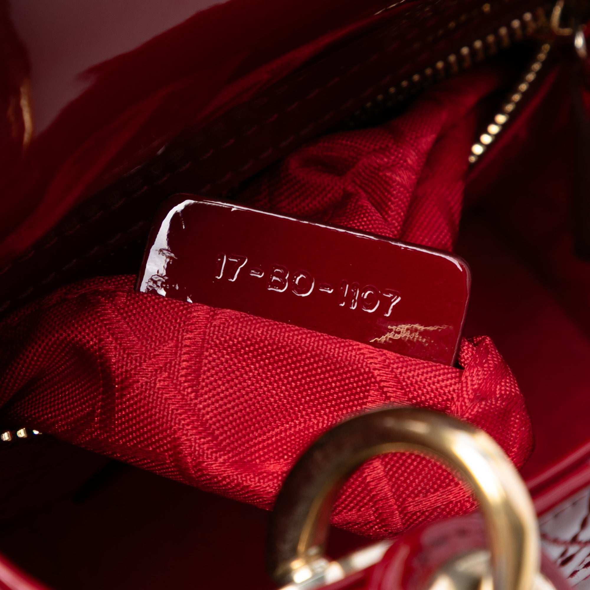 Dior Mini Patent Cannage Lady Dior - image 5
