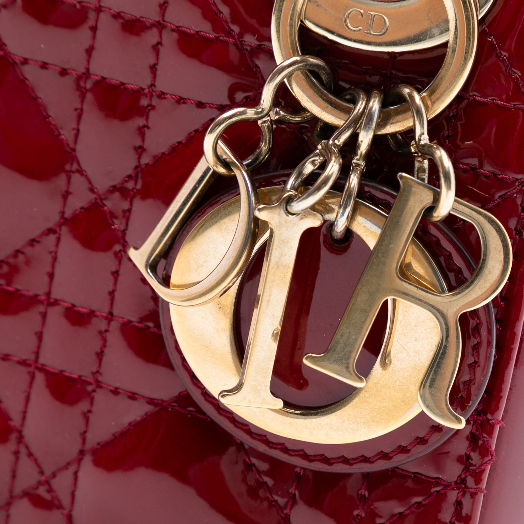 Dior Mini Patent Cannage Lady Dior - image 6