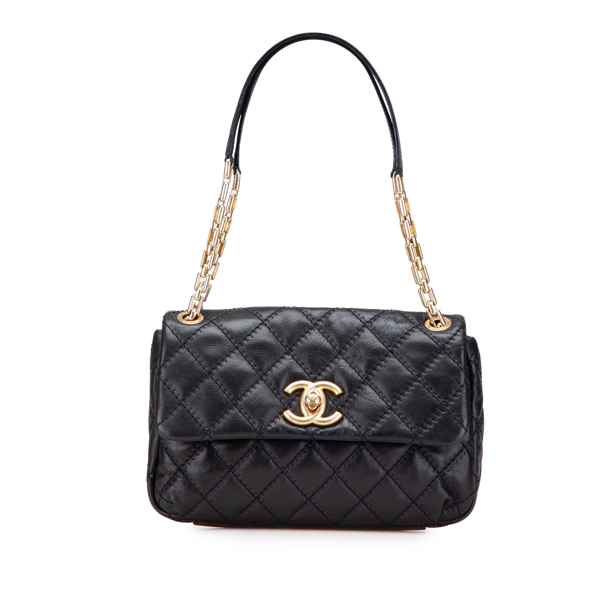 Chanel Quilted Calfskin Ultimate Stitch Retro Chain Flap - image 1