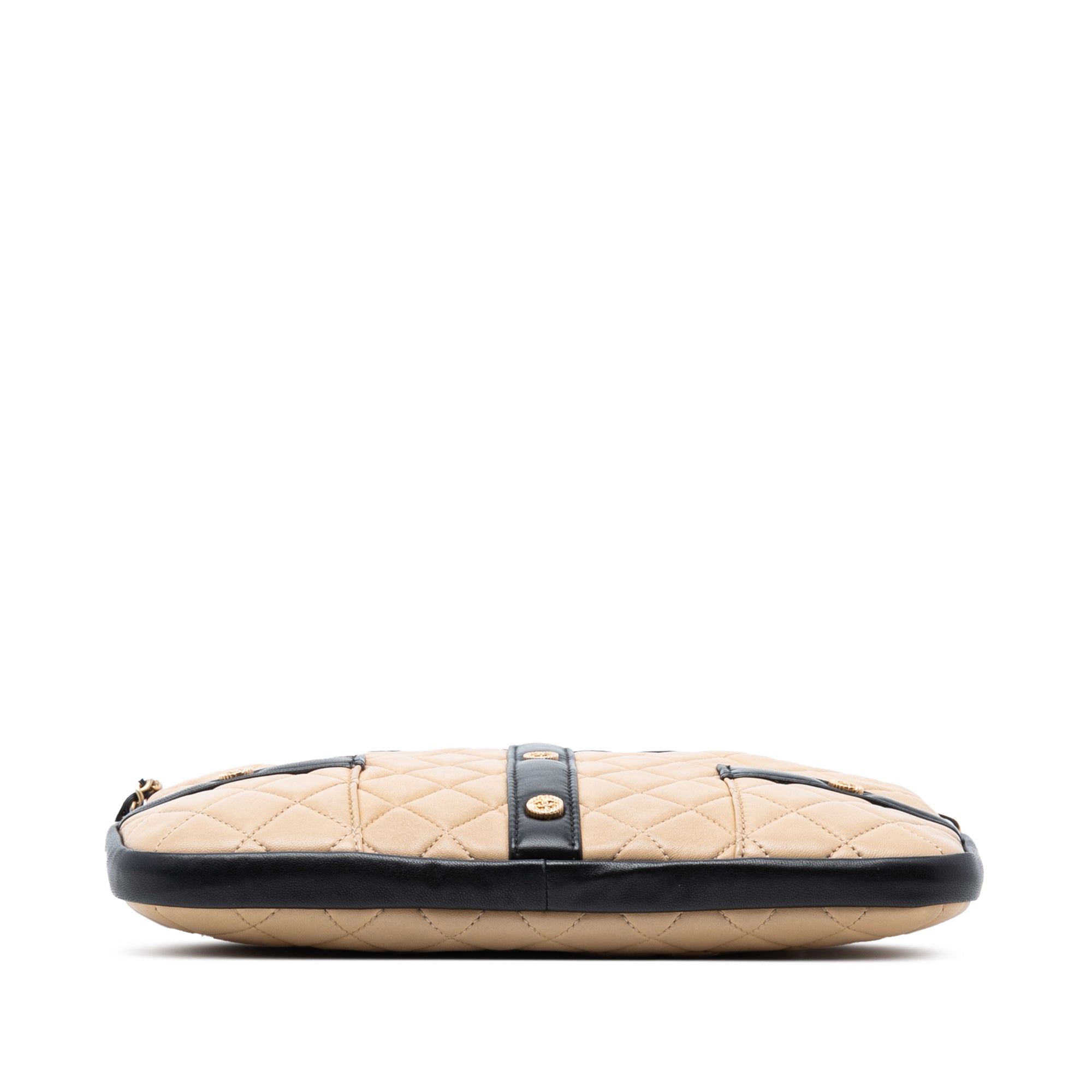 Chanel Small Quilted Lambskin Girl Clutch on Chain - image 3