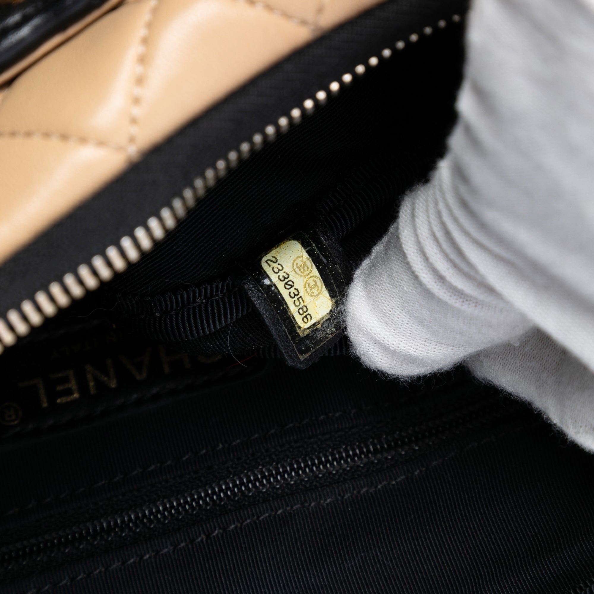 Chanel Small Quilted Lambskin Girl Clutch on Chain - image 6