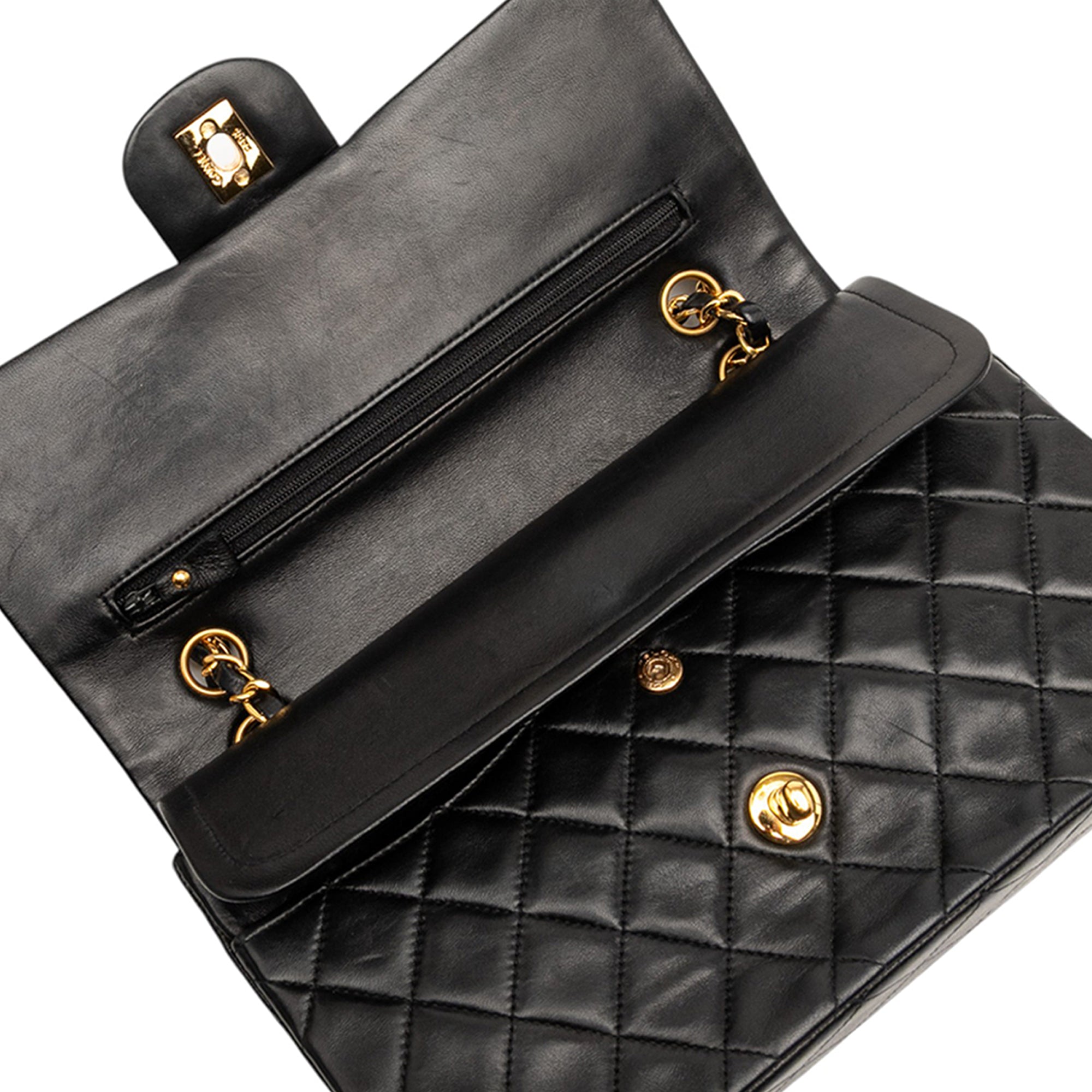 Chanel Medium Classic Lambskin Double Flap - image 7