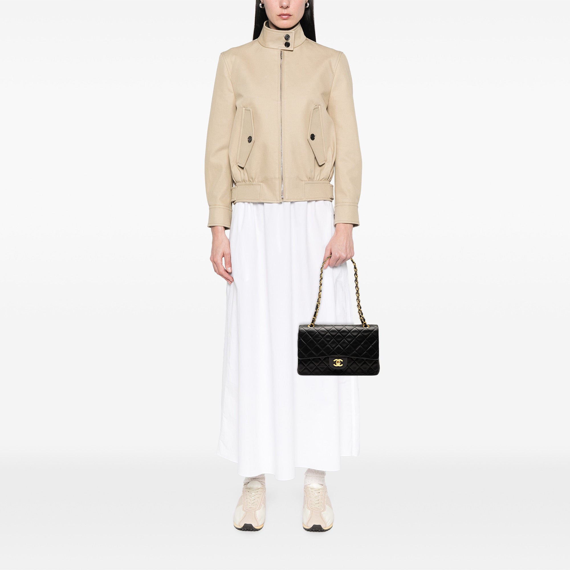 Chanel Medium Classic Lambskin Double Flap - image 9