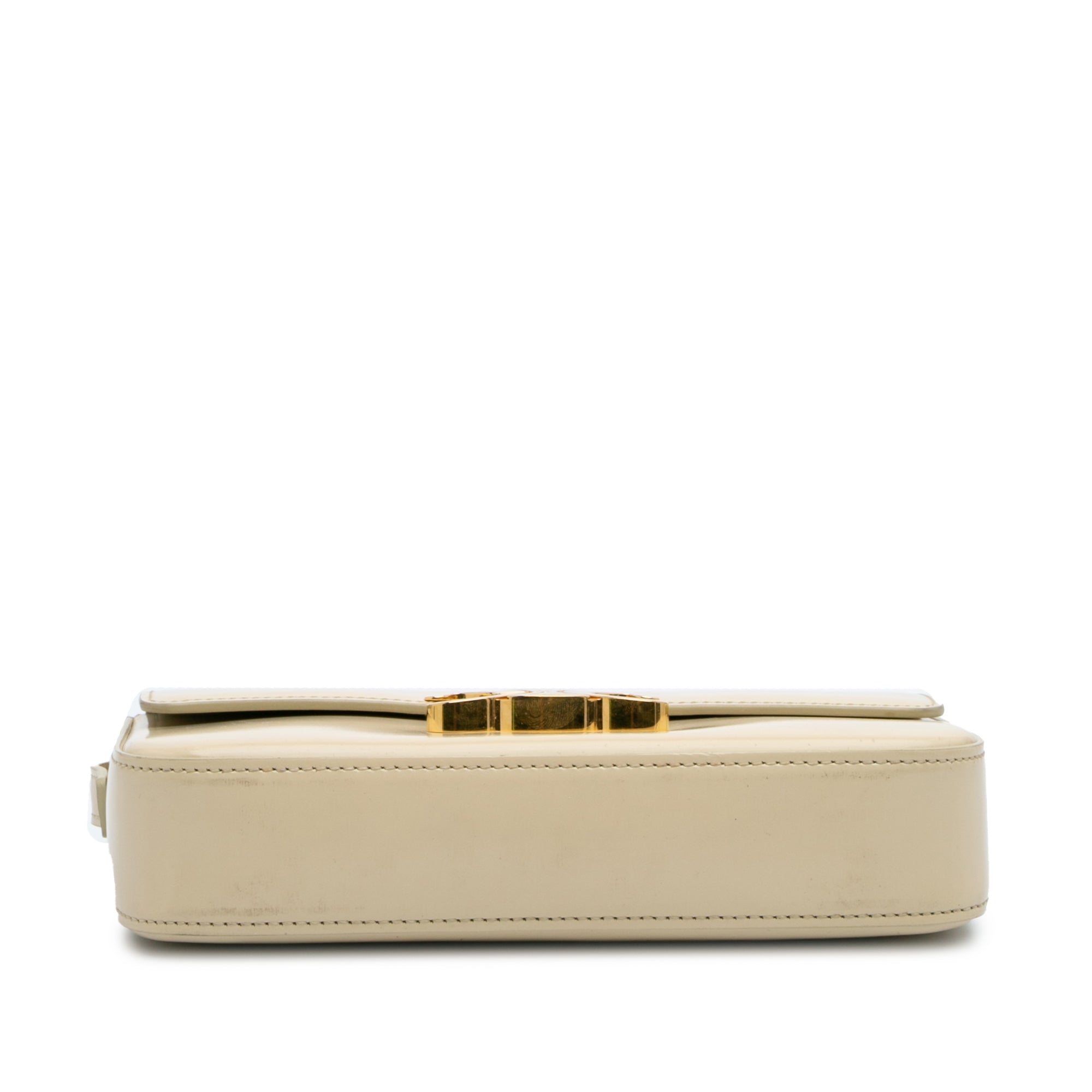 Celine Shiny Calfskin Triomphe Claude Shoulder Bag - image 3