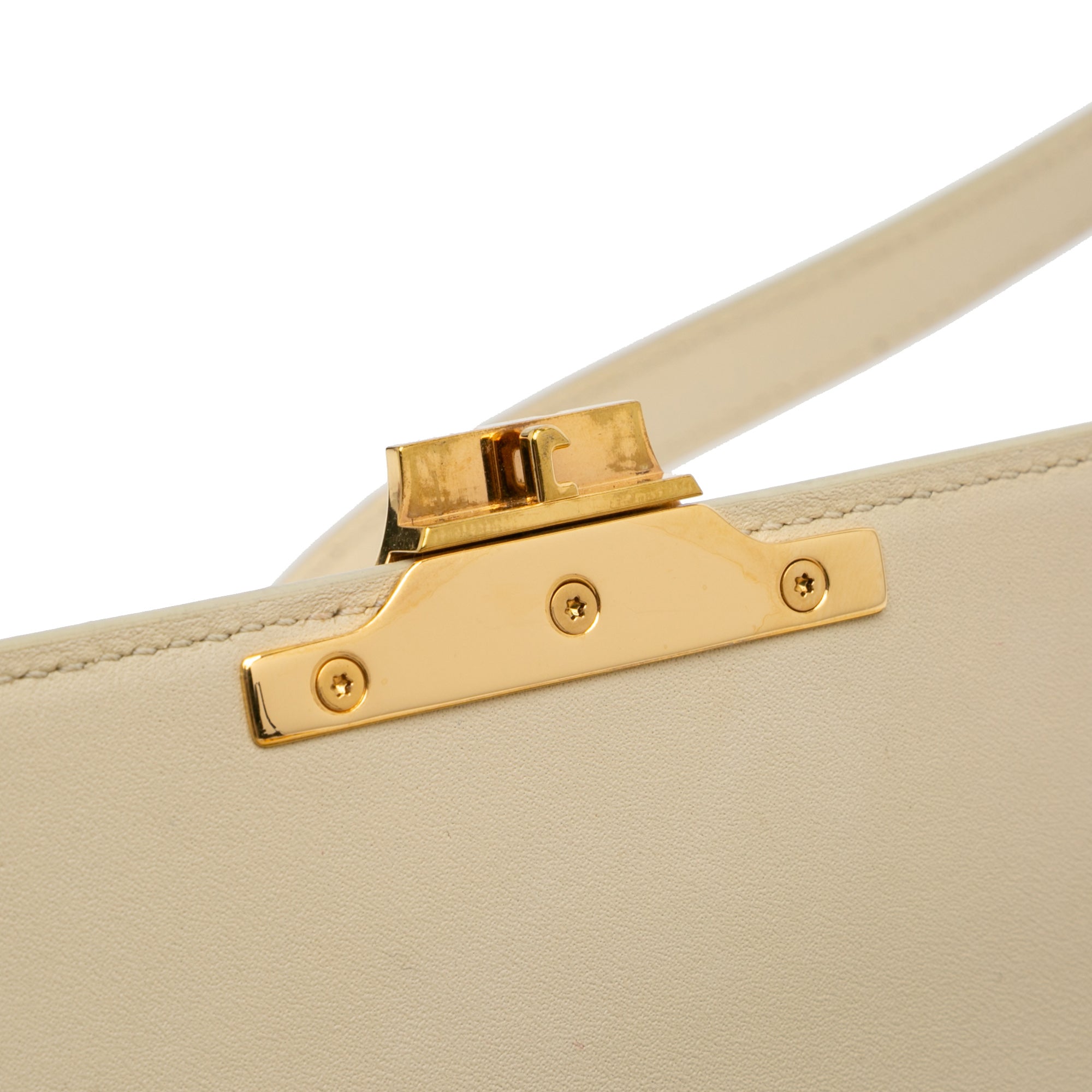 Celine Shiny Calfskin Triomphe Claude Shoulder Bag - image 8
