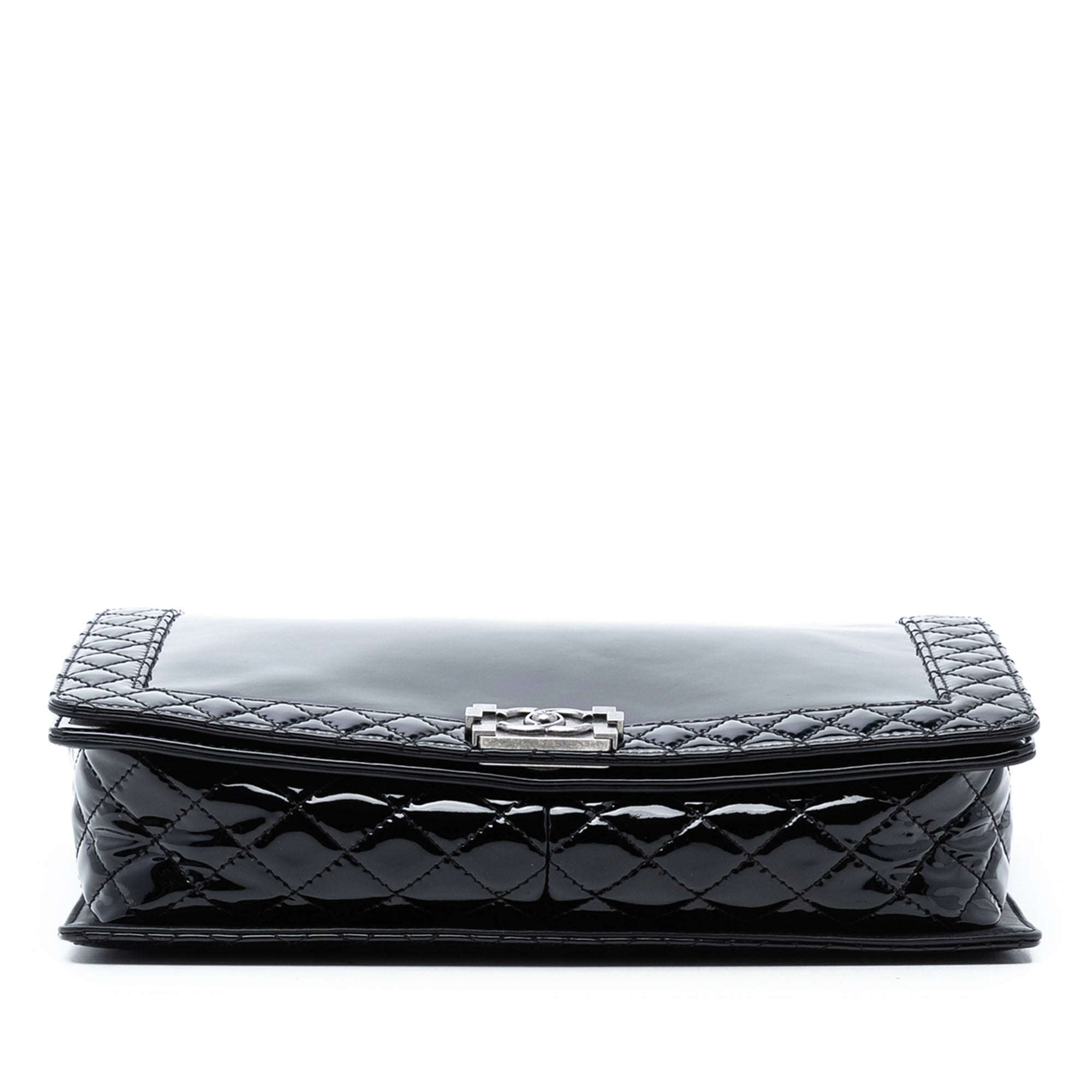 Chanel Extra Large Patent Boy Reverso Flap - image 3