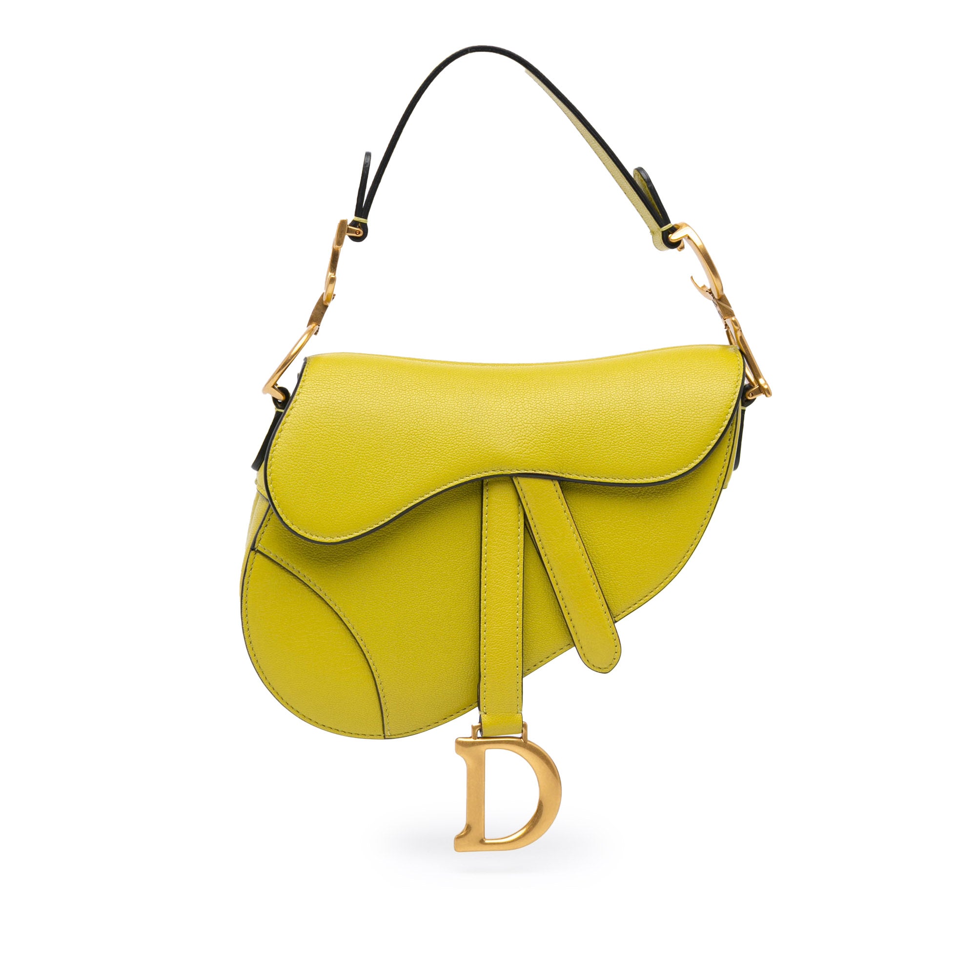 Dior Mini Calfskin Saddle Bag - image 1