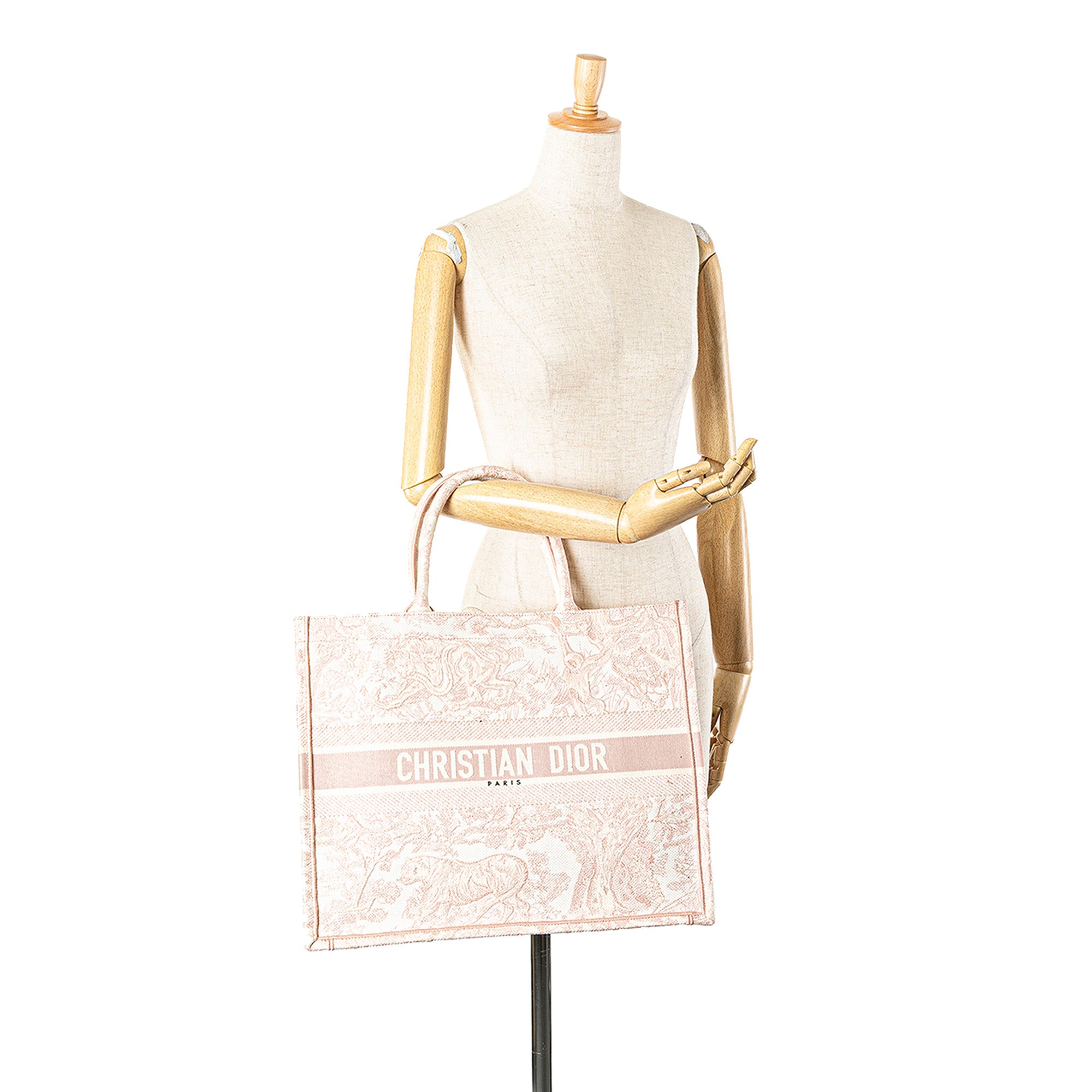 Dior Large Canvas Embroidered Dioriviera Toile De Jouy Book Tote - image 12