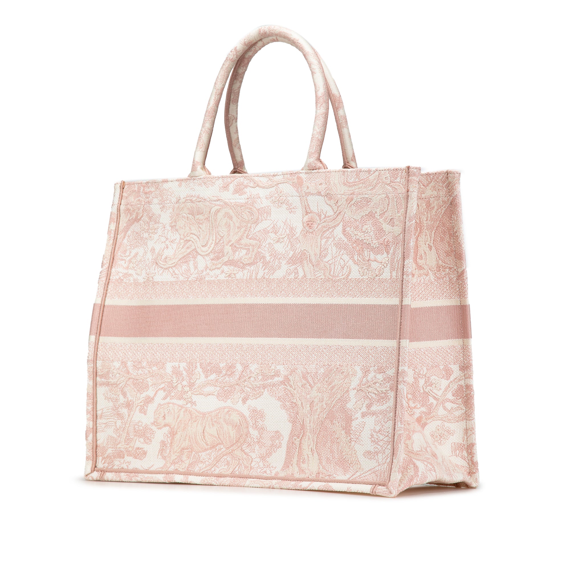 Dior Large Canvas Embroidered Dioriviera Toile De Jouy Book Tote - image 2