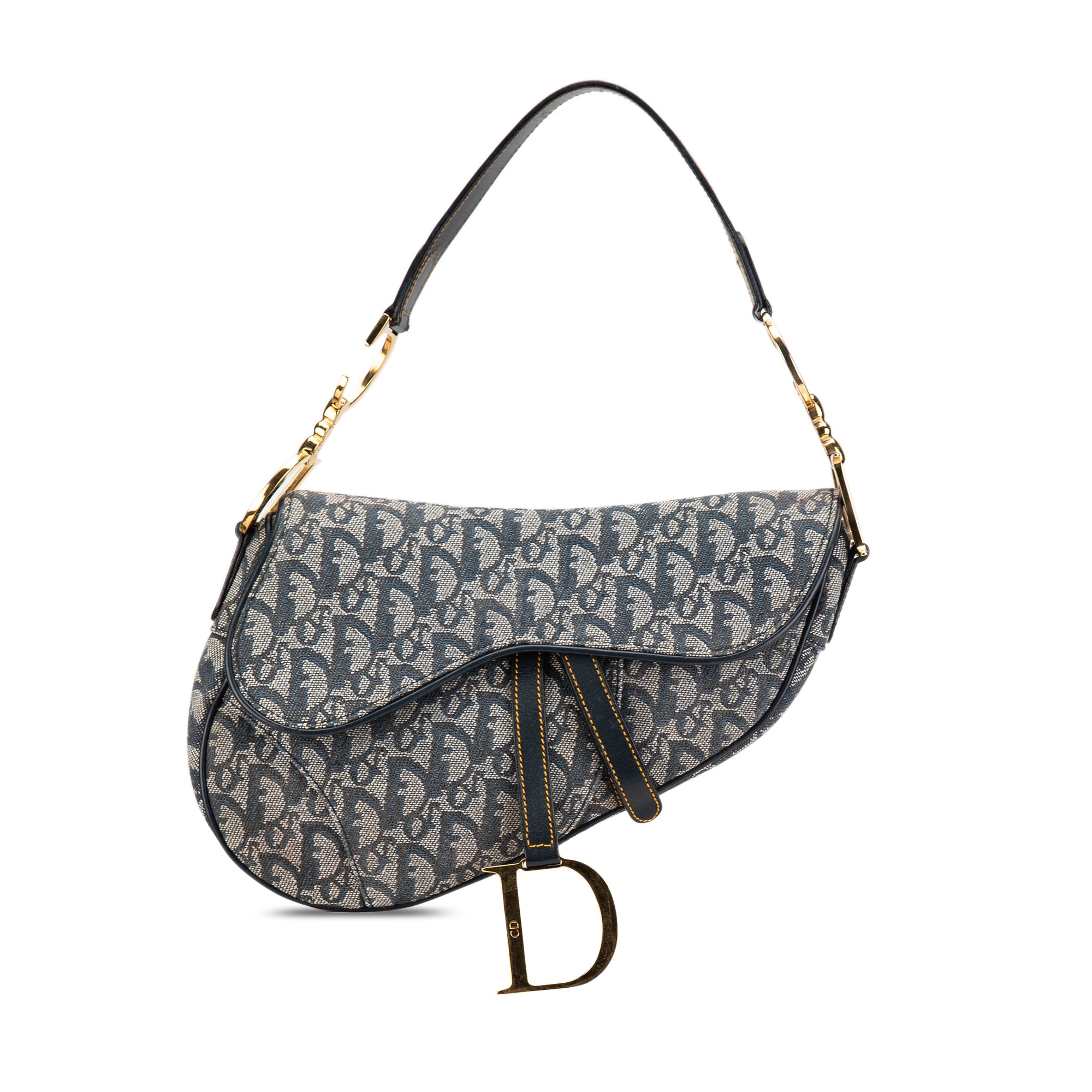 Dior Diorissimo Canvas Saddle Bag - image 1