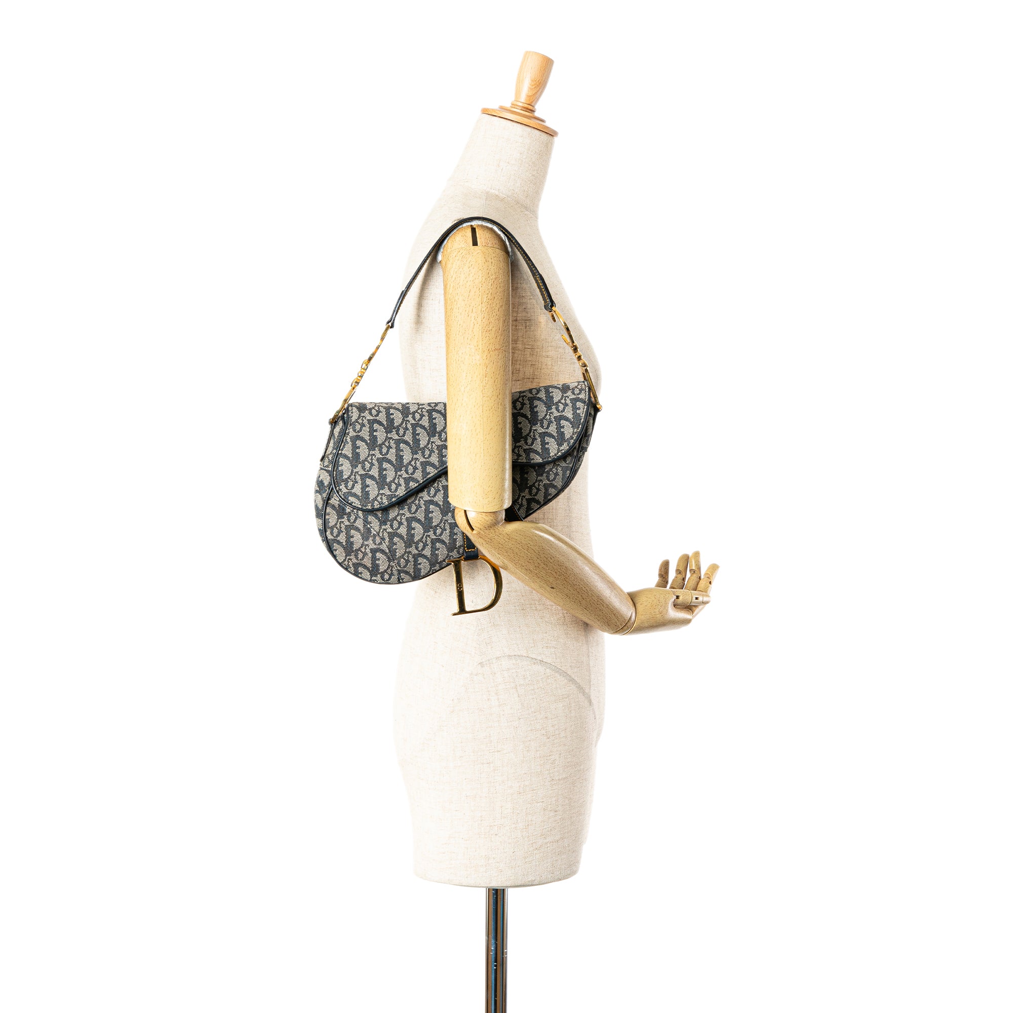 Dior Diorissimo Canvas Saddle Bag - image 7