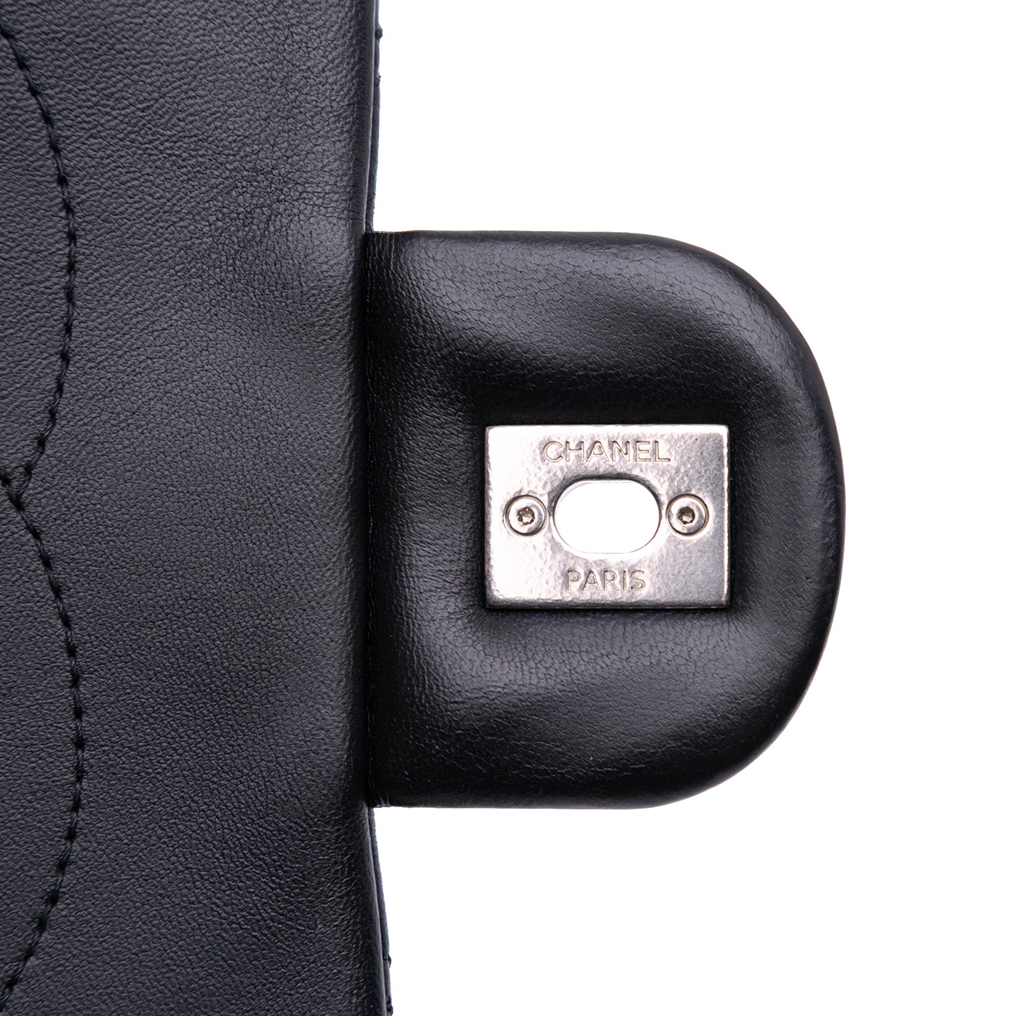 Chanel Jumbo Classic Chevron Lambskin Double Stitch Single Flap - image 8