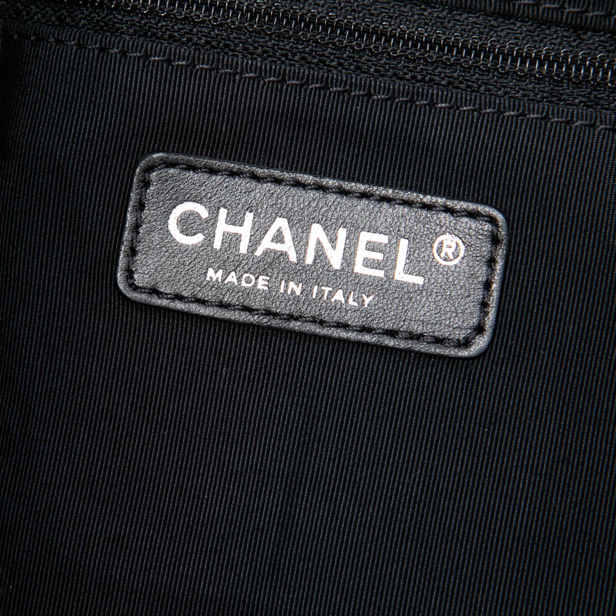 Chanel Large Quilted Denim Stretch Spirit Cabas Tote - image 5