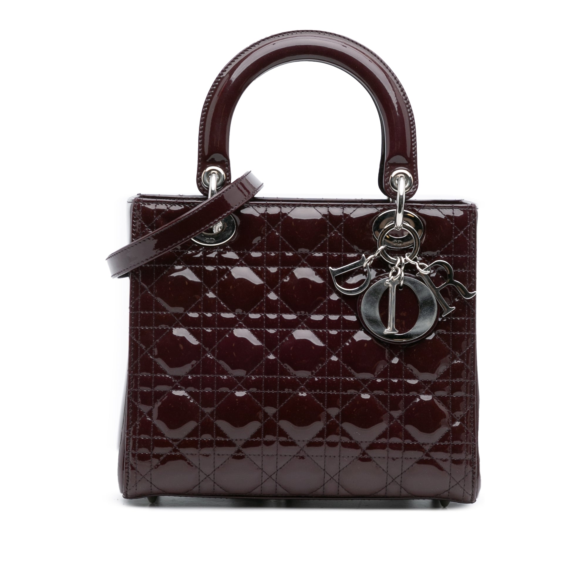 Dior Medium Patent Cannage Lady Dior - image 1