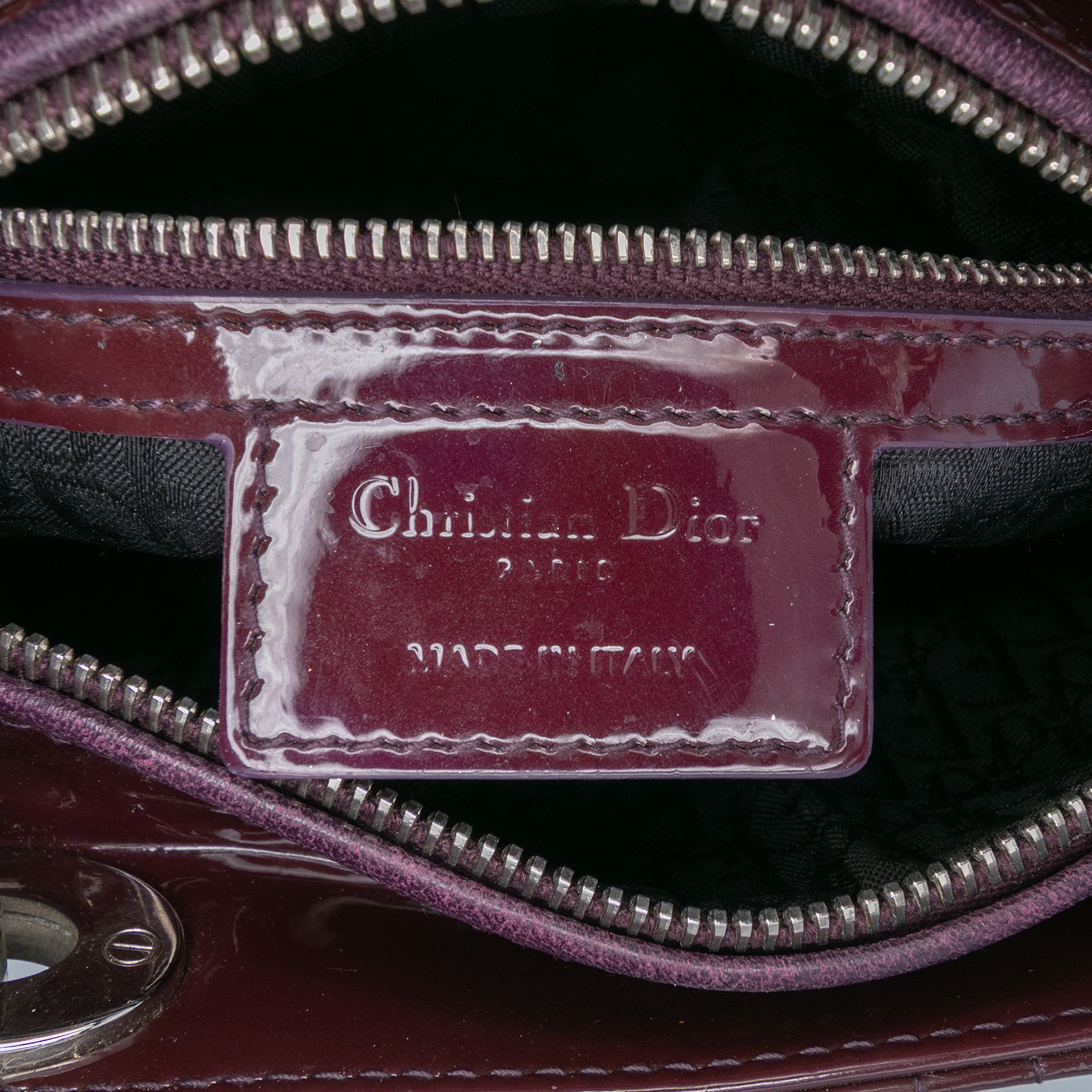 Dior Medium Patent Cannage Lady Dior - image 5