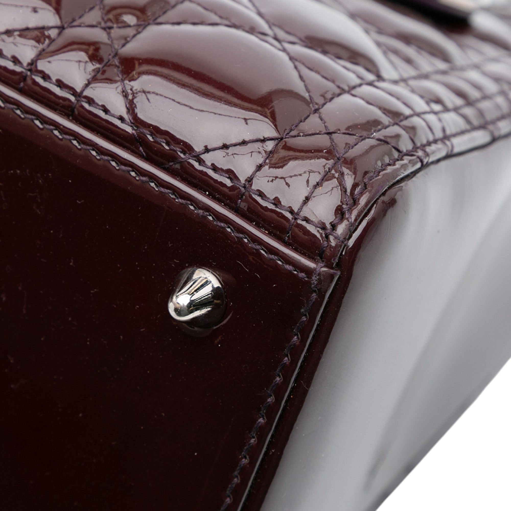 Dior Medium Patent Cannage Lady Dior - image 8