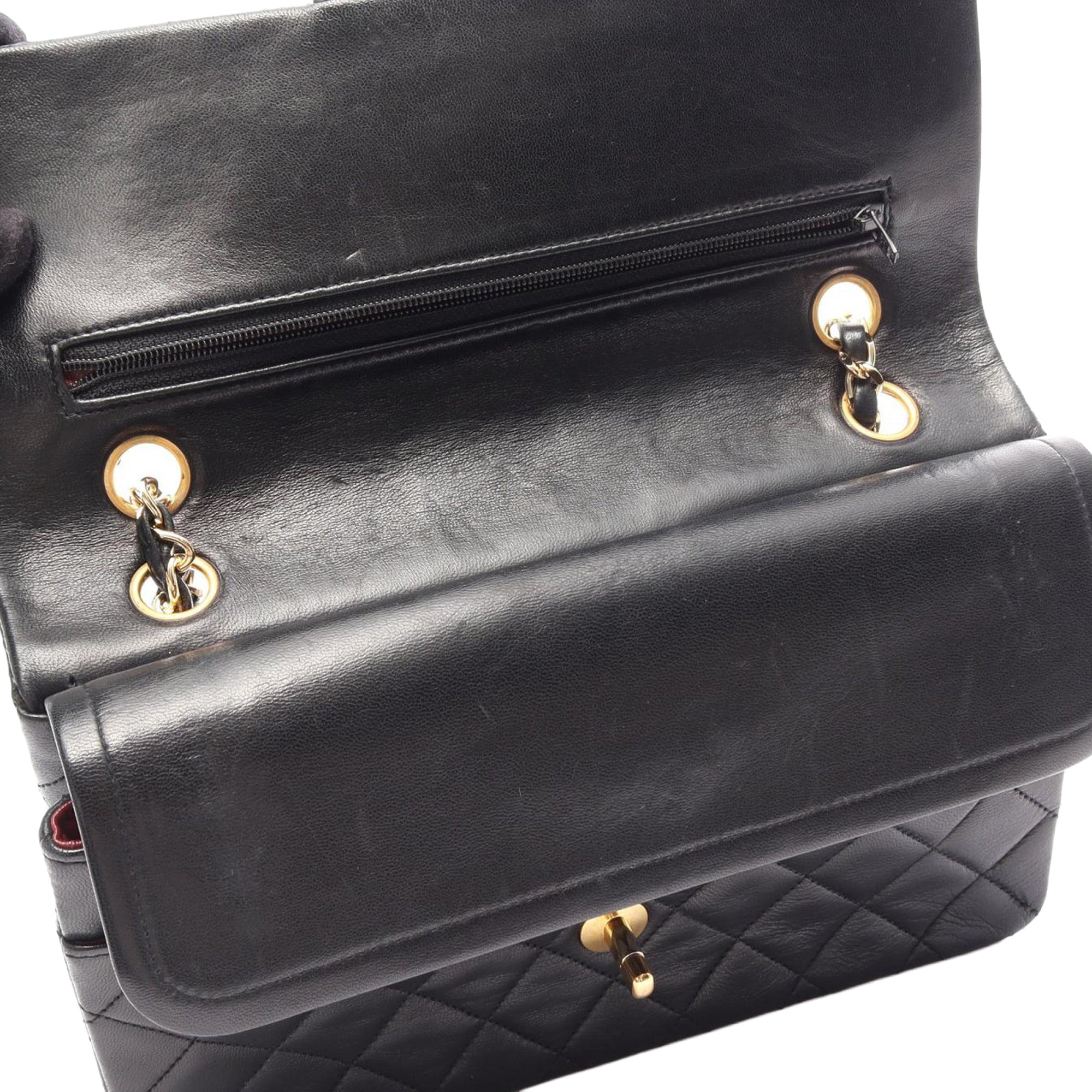 Chanel Medium Classic Lambskin Double Flap - image 9