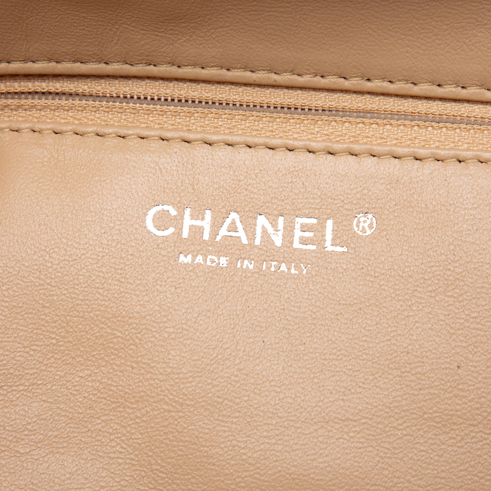 Chanel Metallic Deerskin CC Luxe Ligne Bowler Bag - image 6