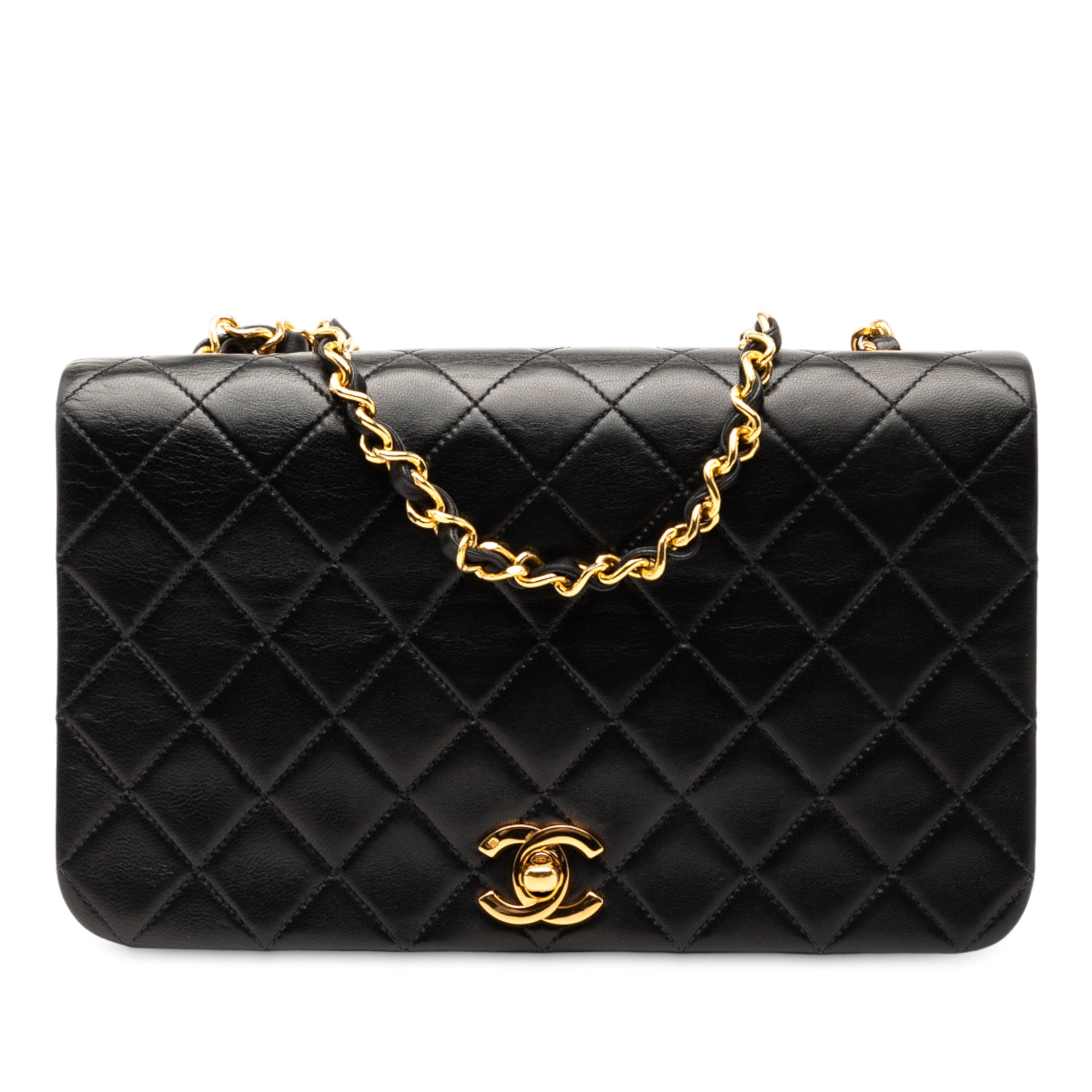 Chanel Medium CC Quilted Lambskin Full Flap - image 1