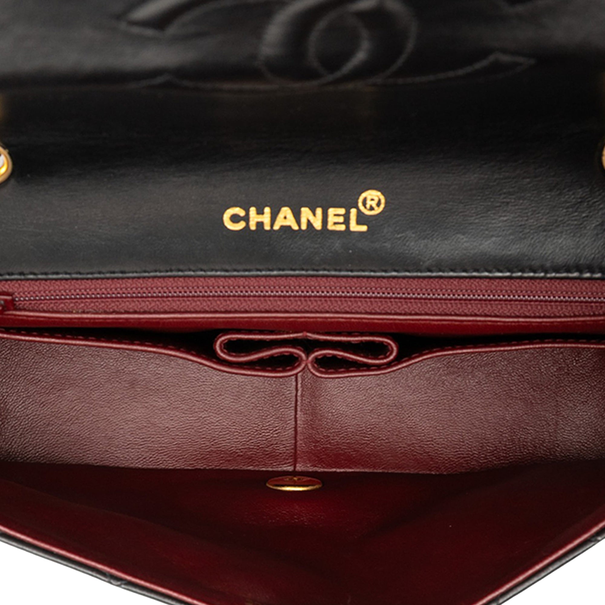 Chanel Medium CC Quilted Lambskin Full Flap - image 4