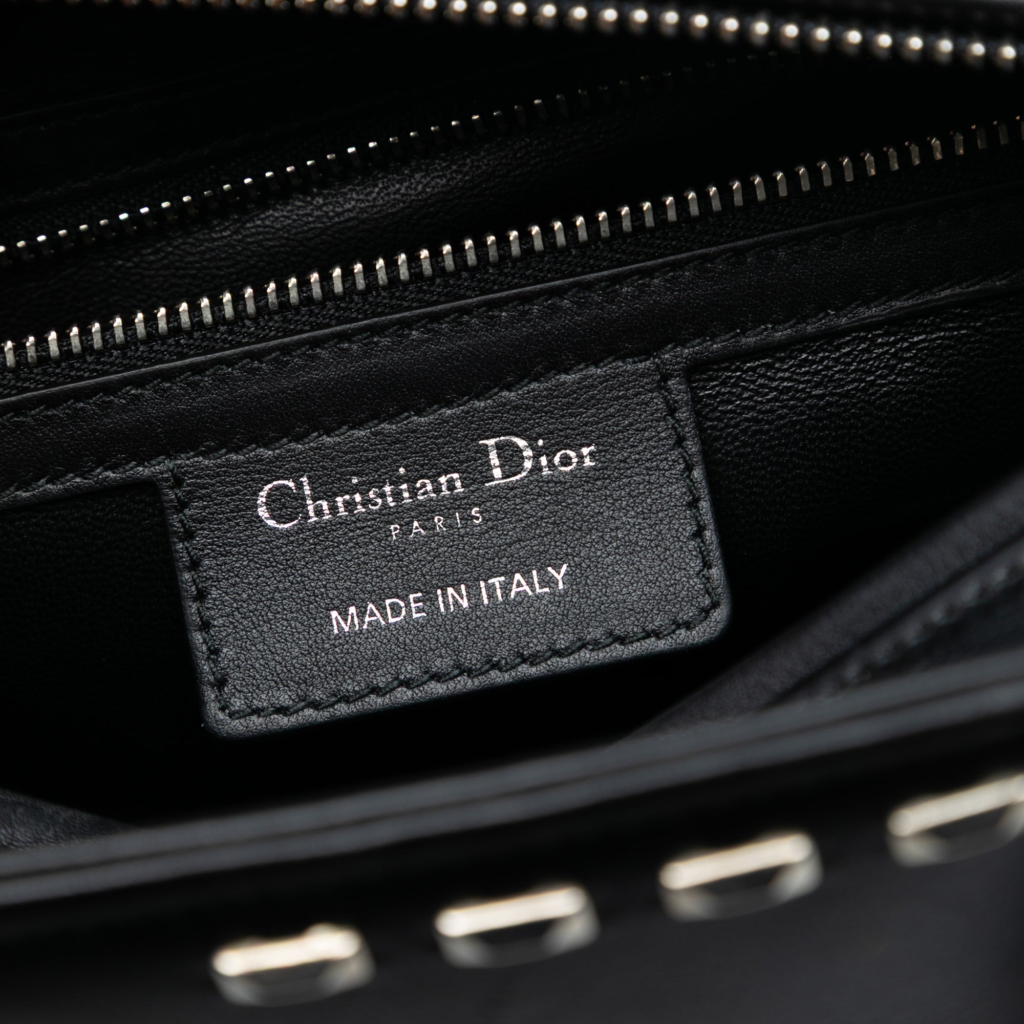 Dior Medium Lambskin Studded Crystal Pearl Lady Dior - image 5