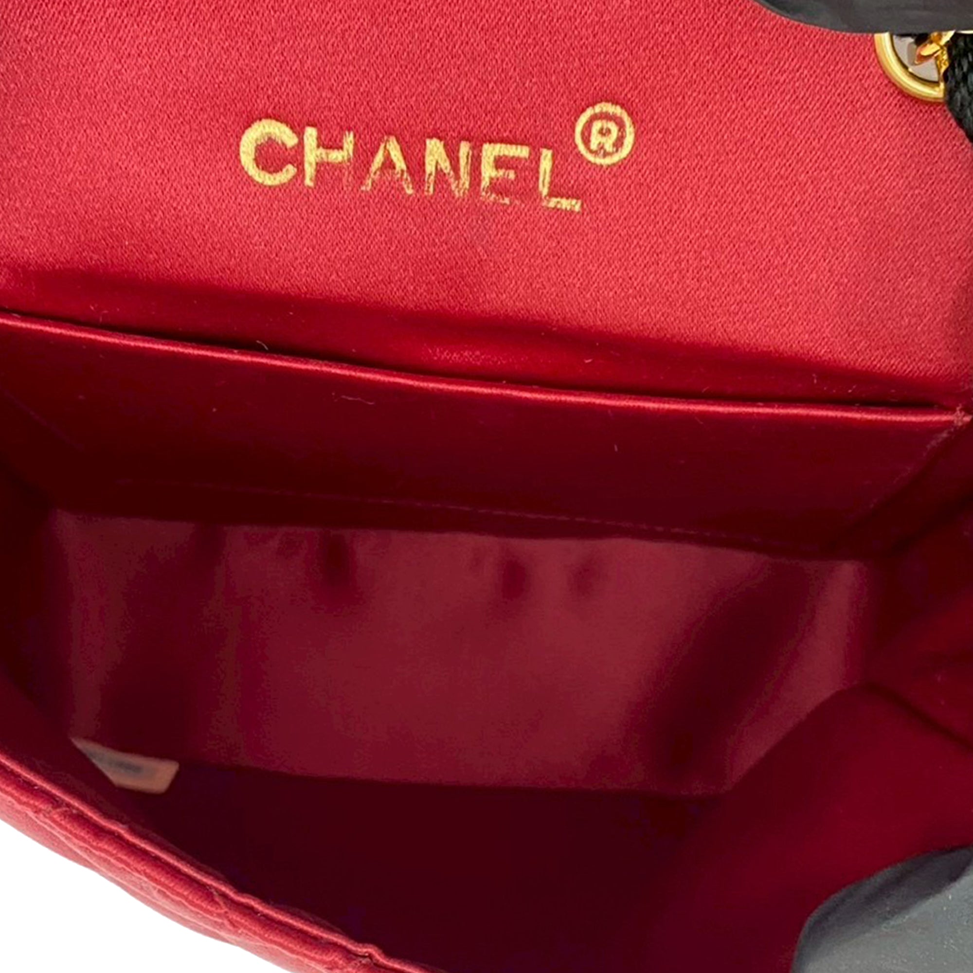 Chanel CC Bicolor Quilted Satin Crossbody - image 5