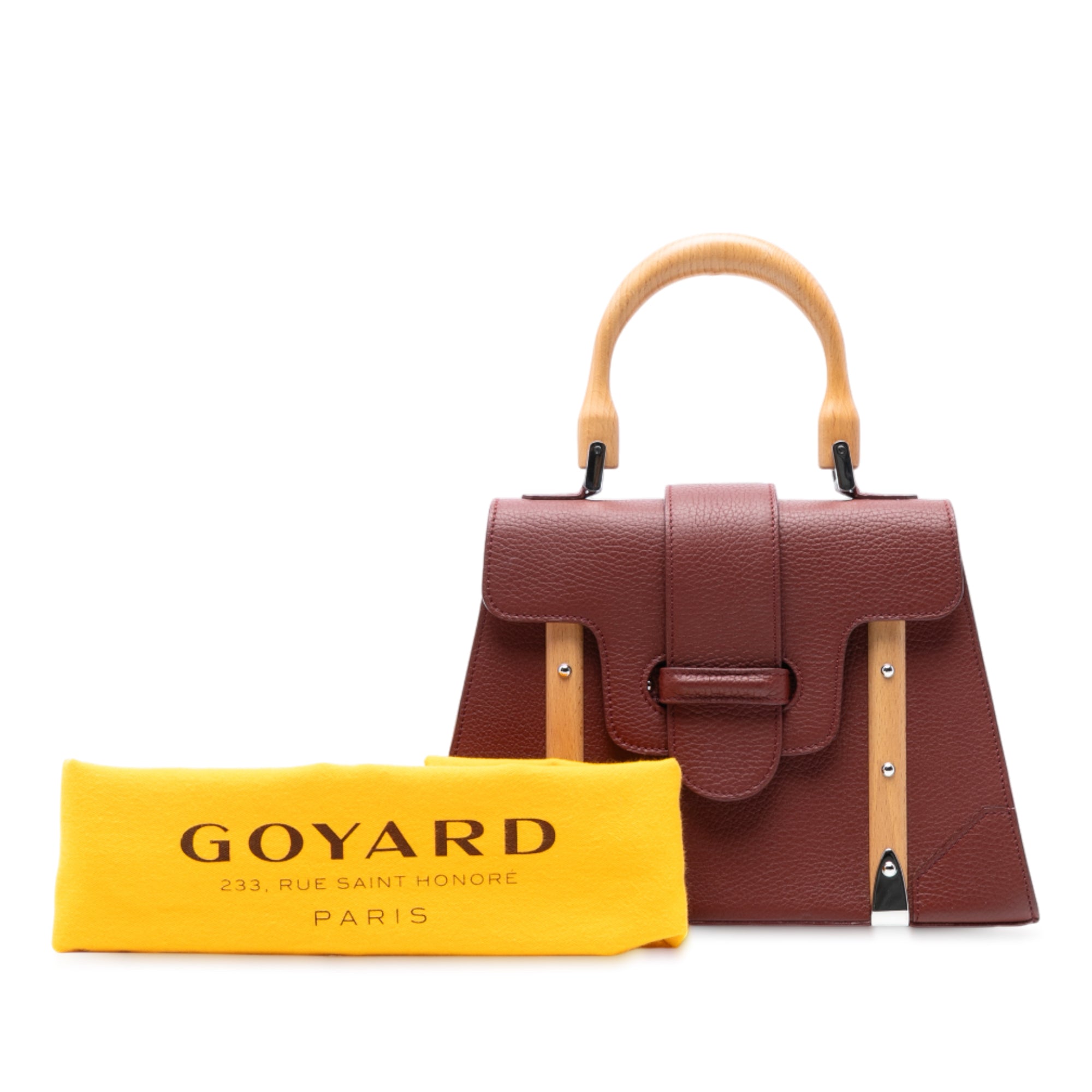 Goyard Leather Saigon Structured PM - image 8